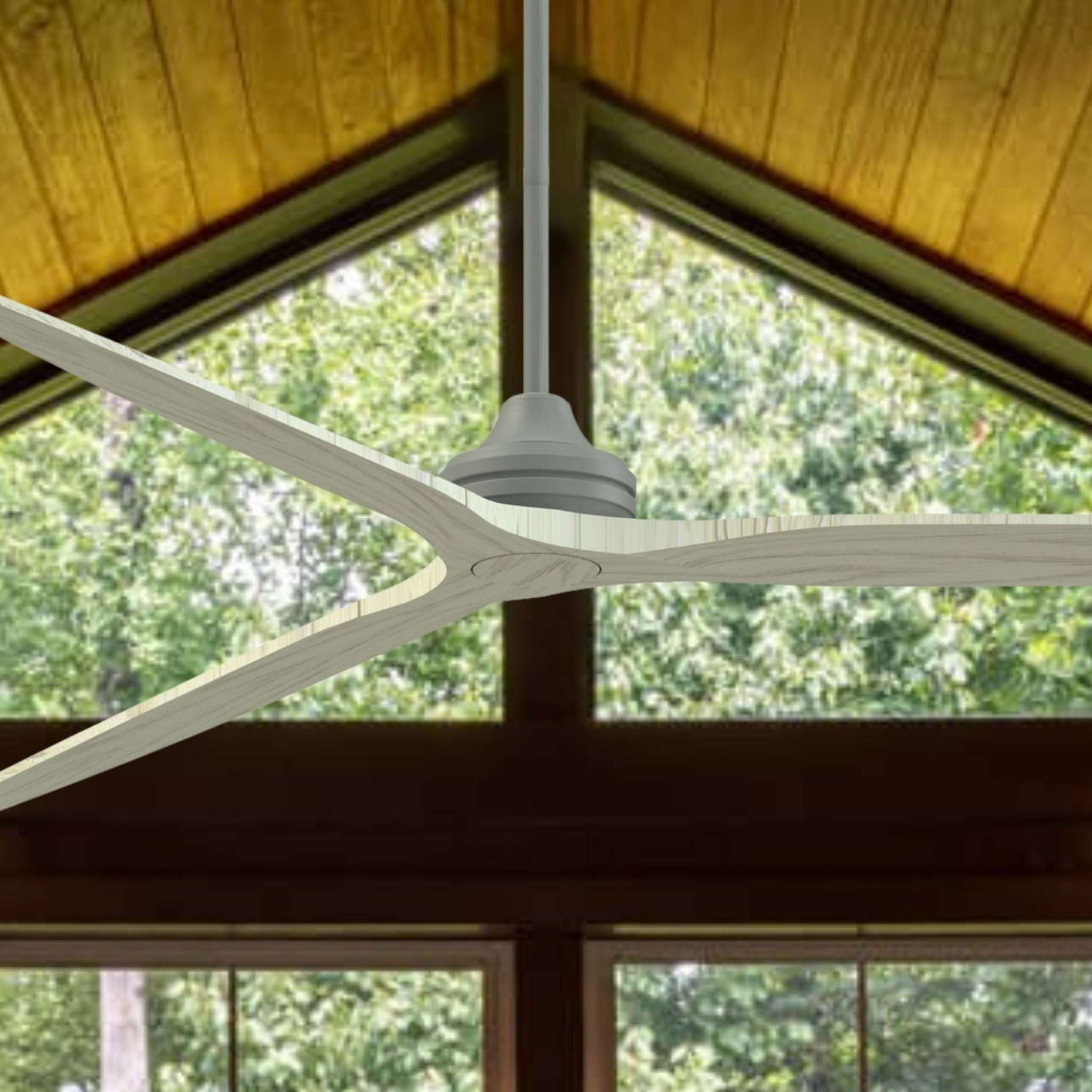 Fanimation Spitfire 96 in DC Ceiling Fan Motor Antique Graphite - Blades Sold Separately