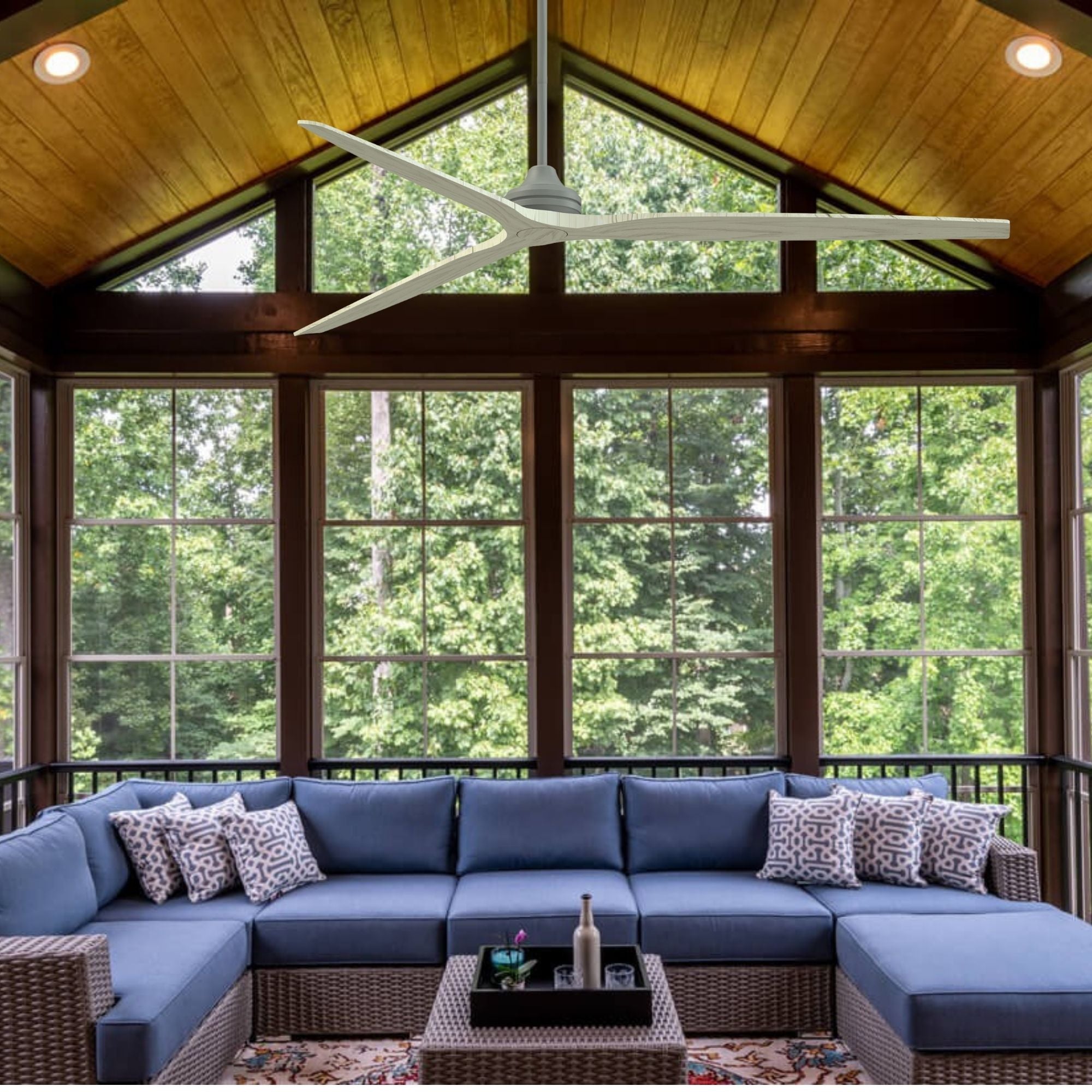 Spitfire DC Antique Graphite 96" Ceiling Fan Motor, Blades Sold Separately