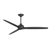 Spitfire DC Black 72" Ceiling Fan Motor, Blades Sold Separately