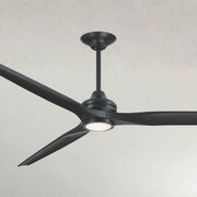 Spitfire DC Black 84" Ceiling Fan Motor, Blades Sold Separately