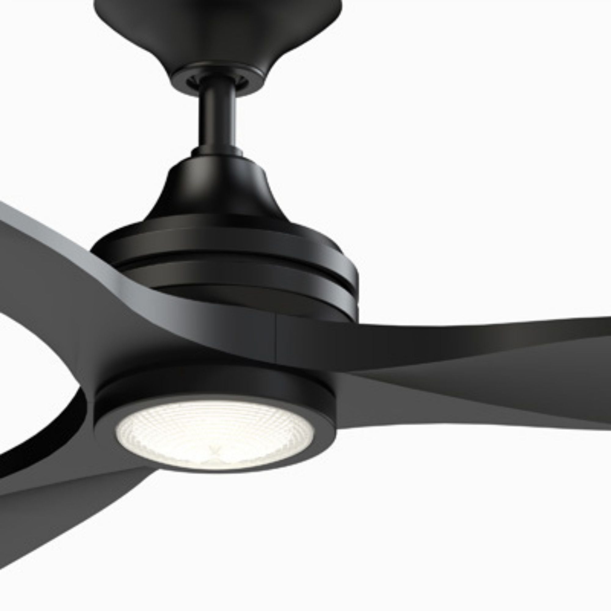 Spitfire DC Black 84" Ceiling Fan Motor, Blades Sold Separately