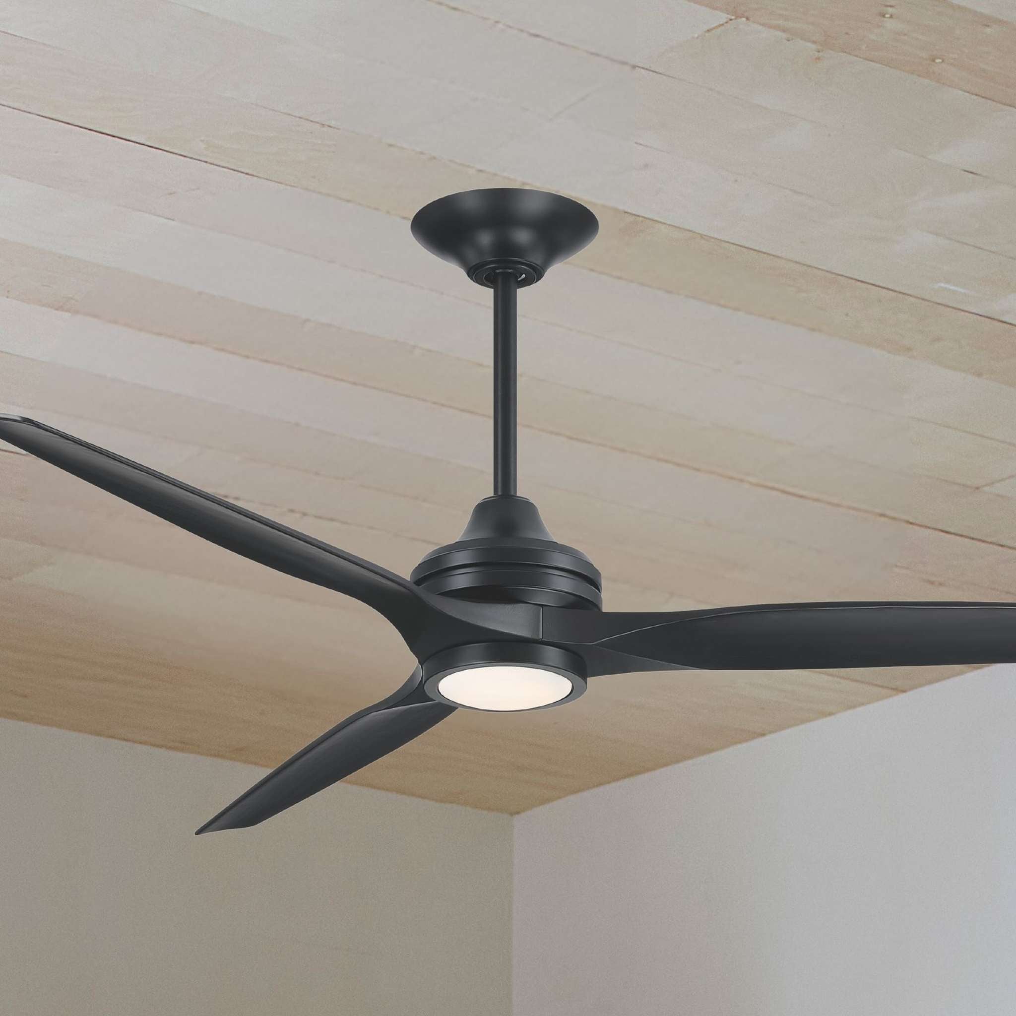 Spitfire DC Black 64" Ceiling Fan Motor, Blades Sold Separately