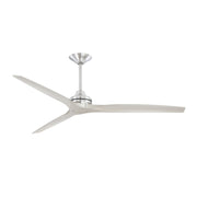 Spitfire DC Brushed Nickel 72" Ceiling Fan Motor, Blades Sold Separately