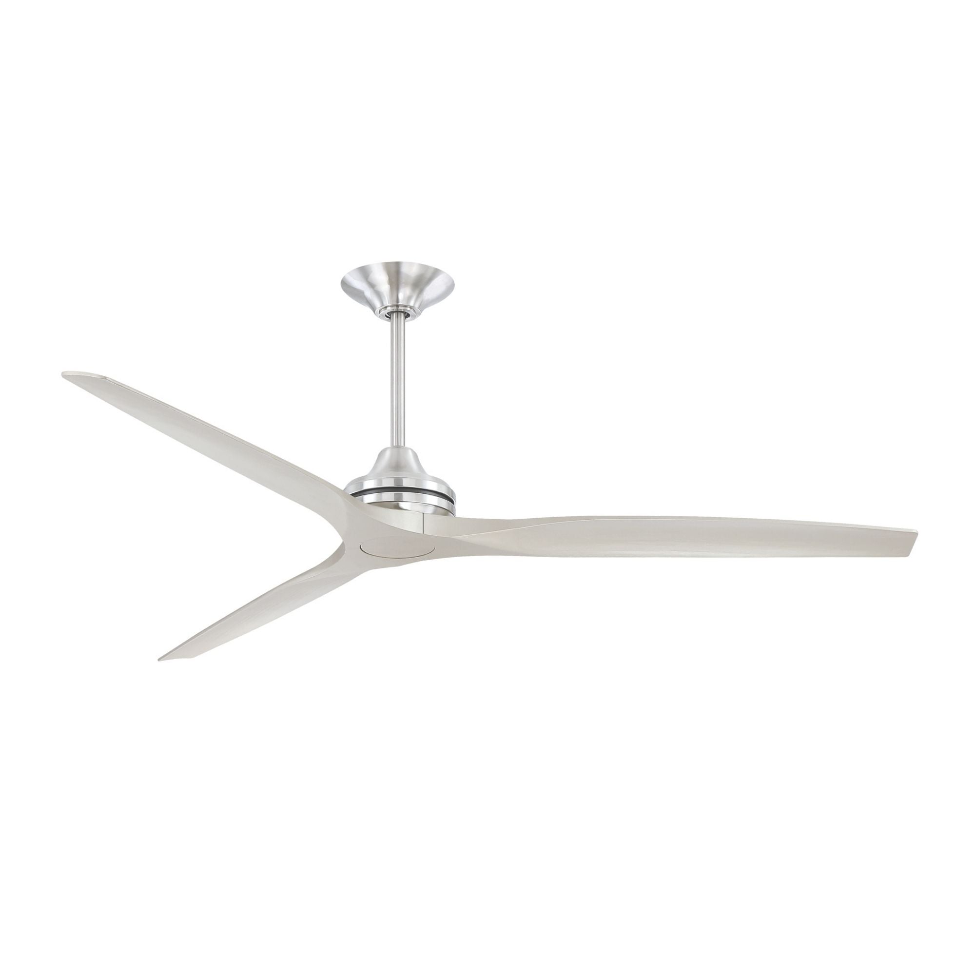 Spitfire DC Brushed Nickel 72" Ceiling Fan Motor, Blades Sold Separately