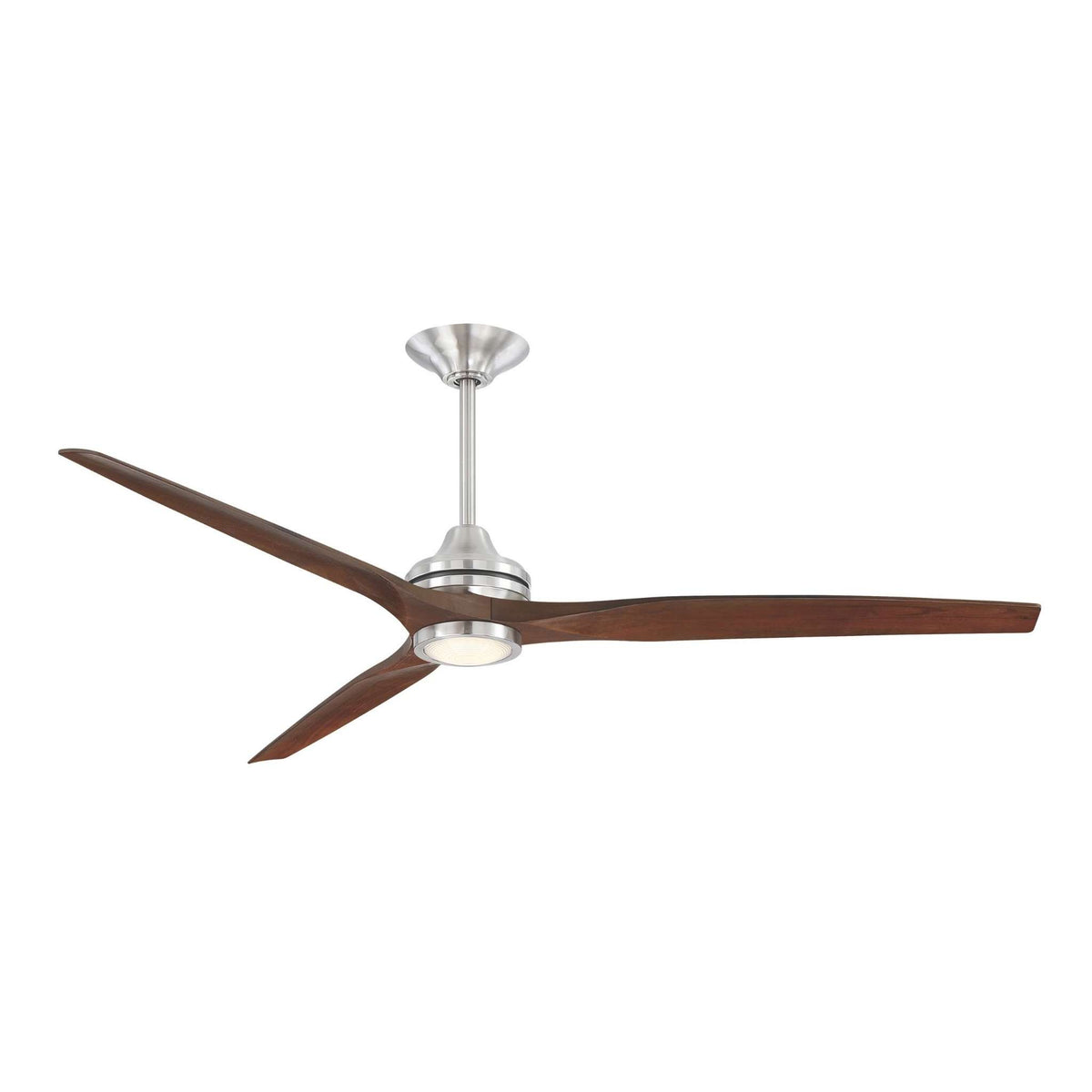 Fanimation Spitfire 72 in DC Ceiling Fan Motor Brushed Nickel - Blades Sold Separately