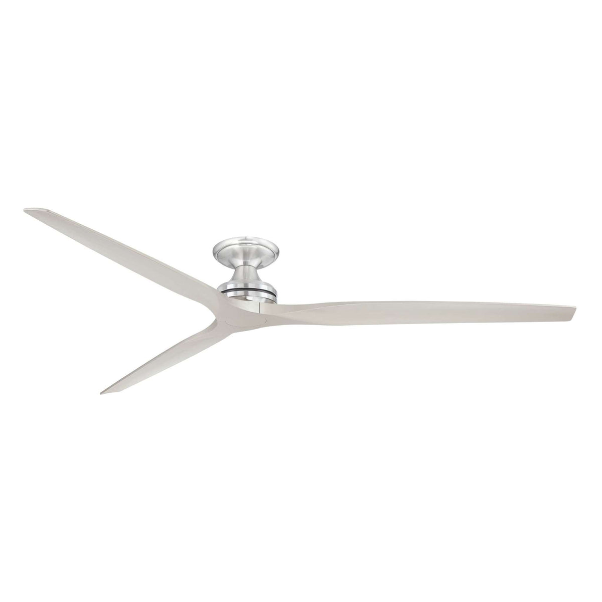 Fanimation Spitfire 84 in DC Ceiling Fan Motor Brushed Nickel - Blades Sold Separately