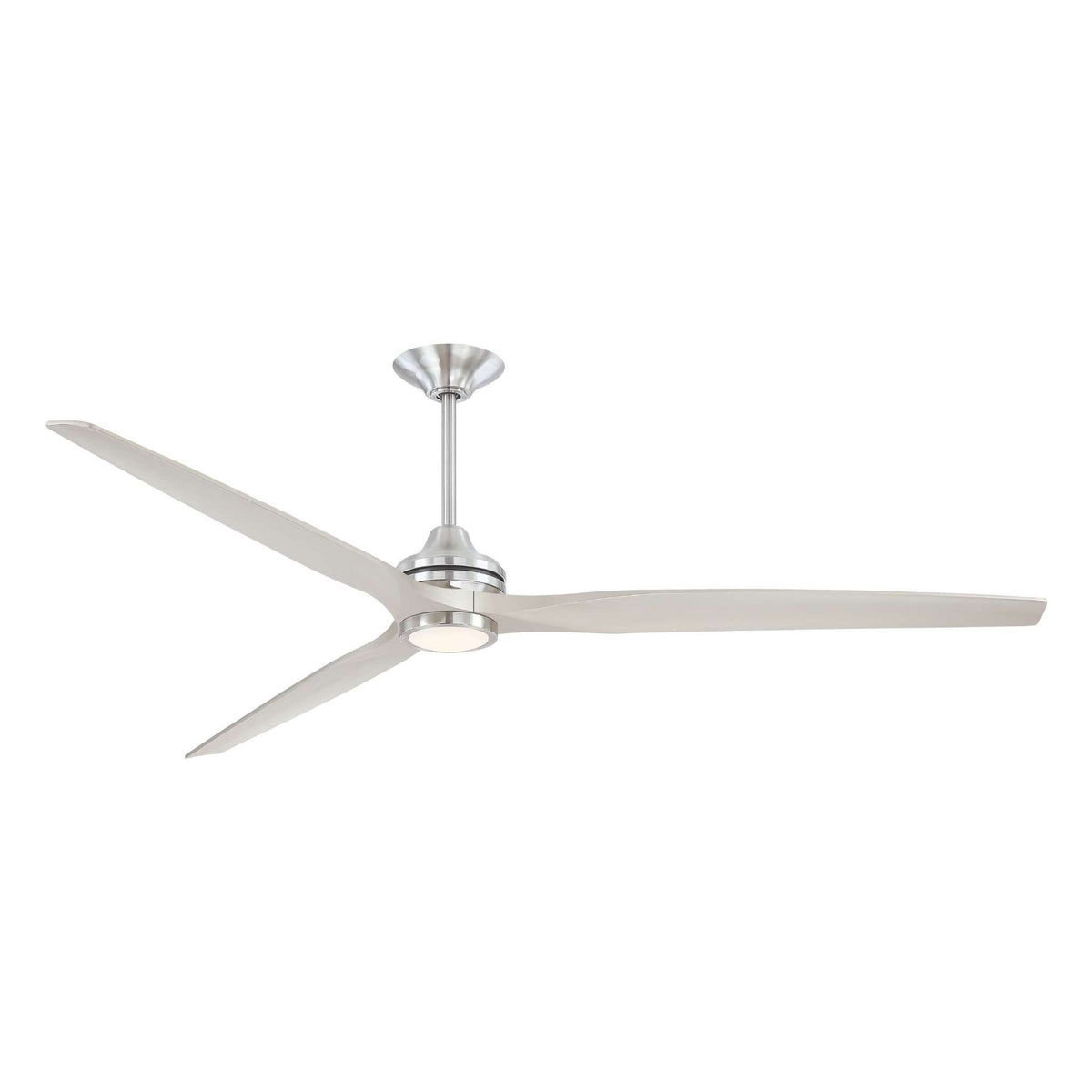 Fanimation Spitfire 84 in DC Ceiling Fan Motor Brushed Nickel - Blades Sold Separately