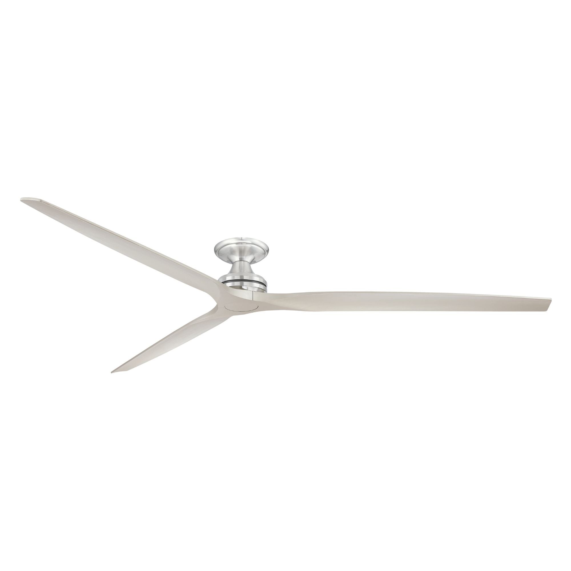Spitfire DC Brushed Nickel 96" Ceiling Fan Motor, Blades Sold Separately