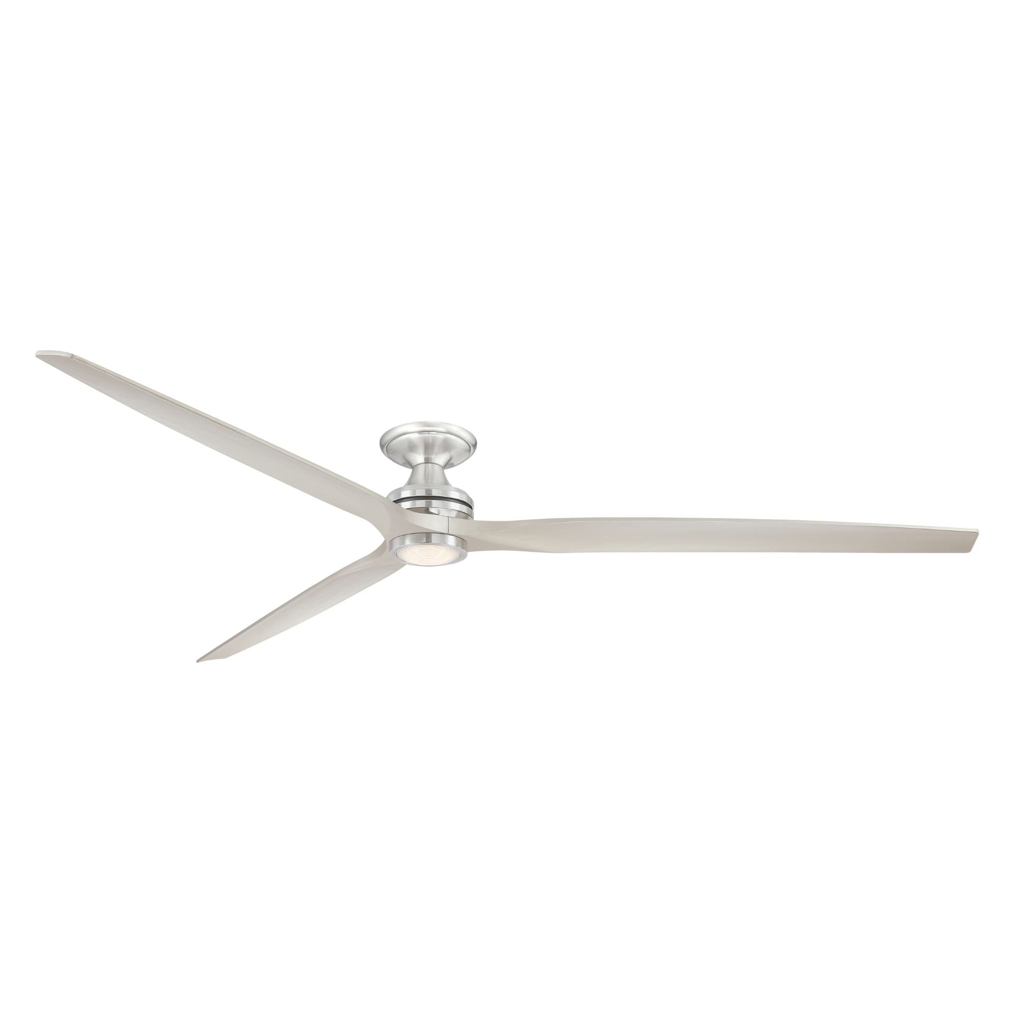 Spitfire DC Brushed Nickel 96" Ceiling Fan Motor, Blades Sold Separately