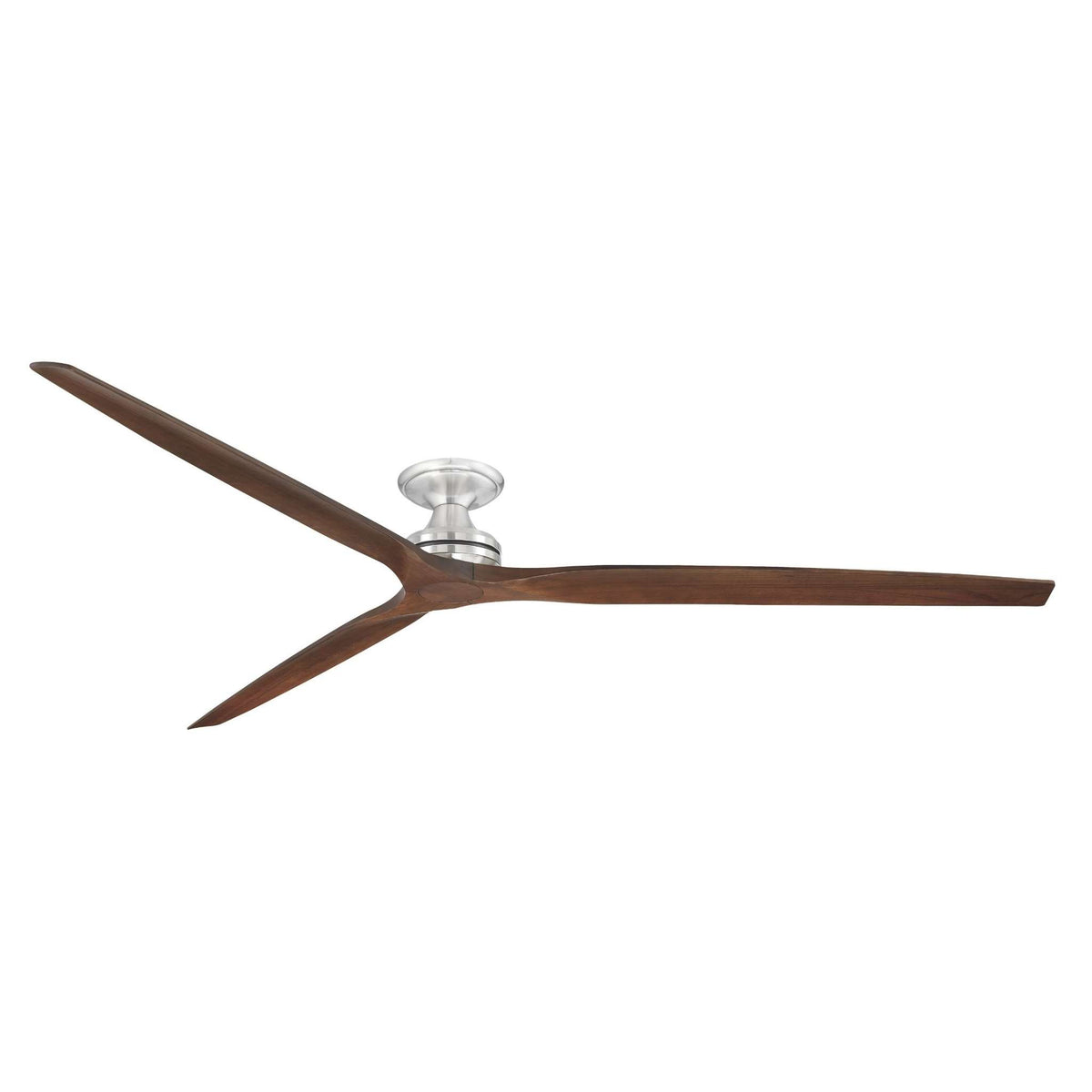 Fanimation Spitfire 96 in DC Ceiling Fan Motor Brushed Nickel - Blades Sold Separately