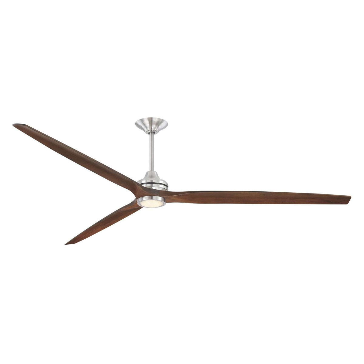 Fanimation Spitfire 96 in DC Ceiling Fan Motor Brushed Nickel - Blades Sold Separately