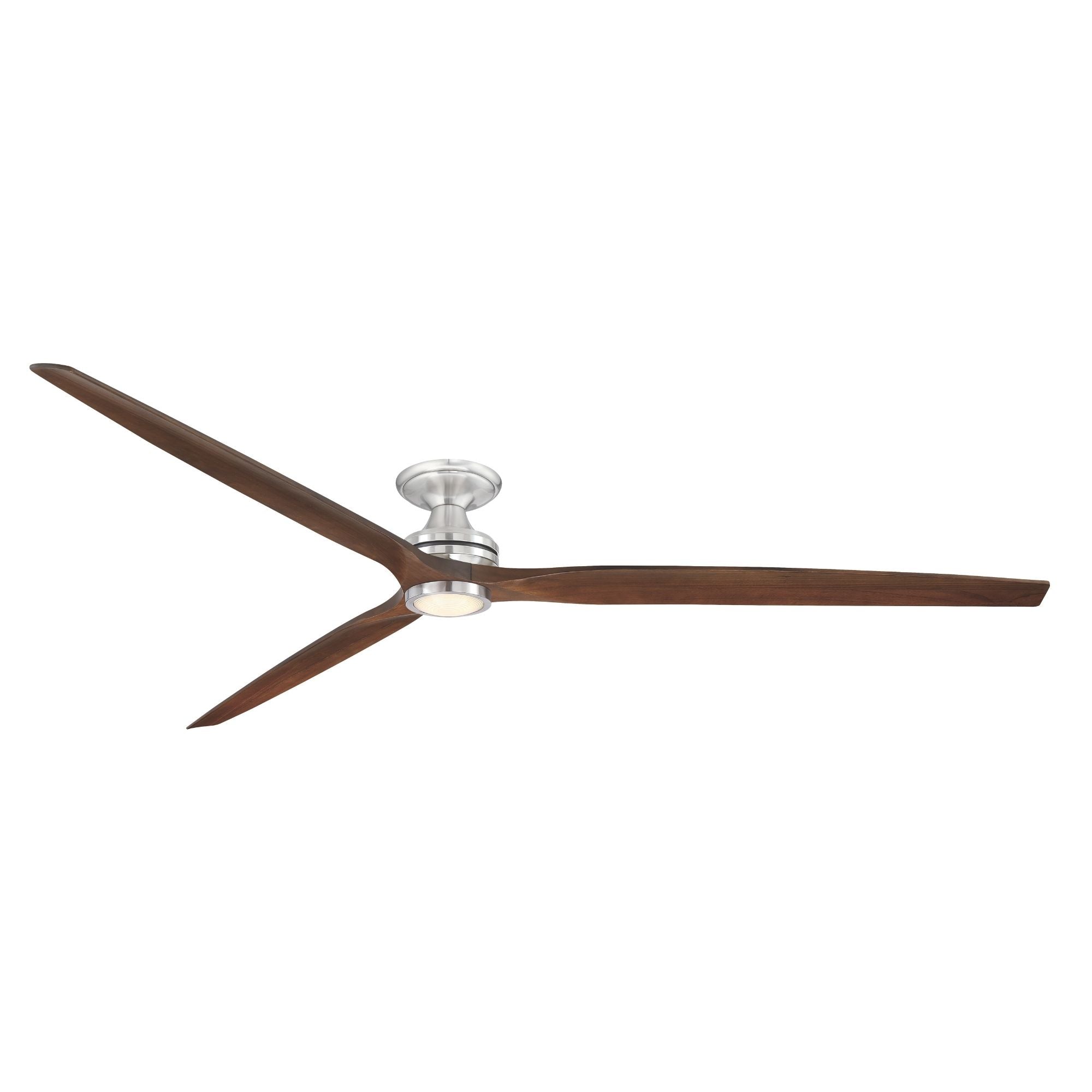 Spitfire DC Brushed Nickel 96" Ceiling Fan Motor, Blades Sold Separately