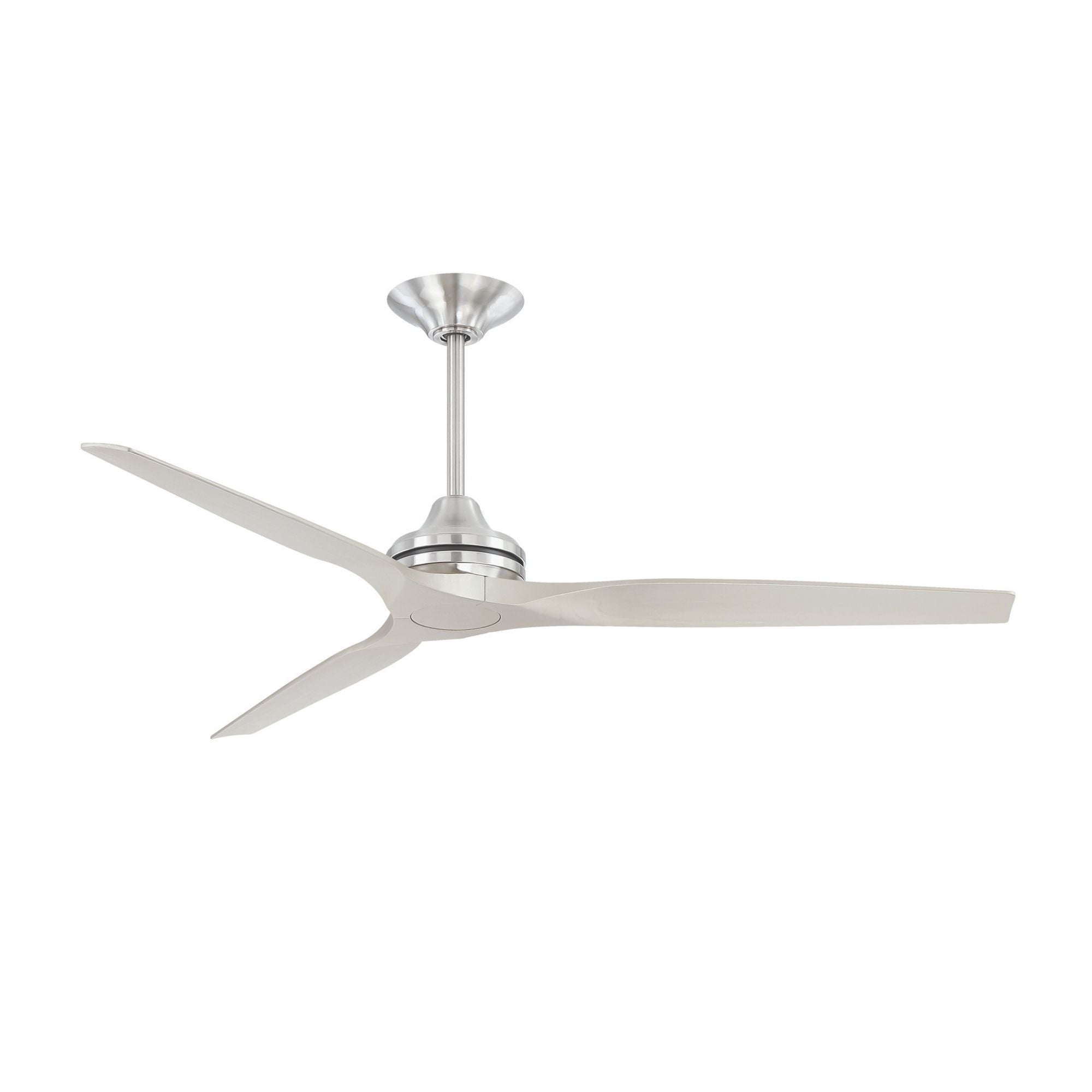 Spitfire DC Brushed Nickel 64" Ceiling Fan Motor, Blades Sold Separately