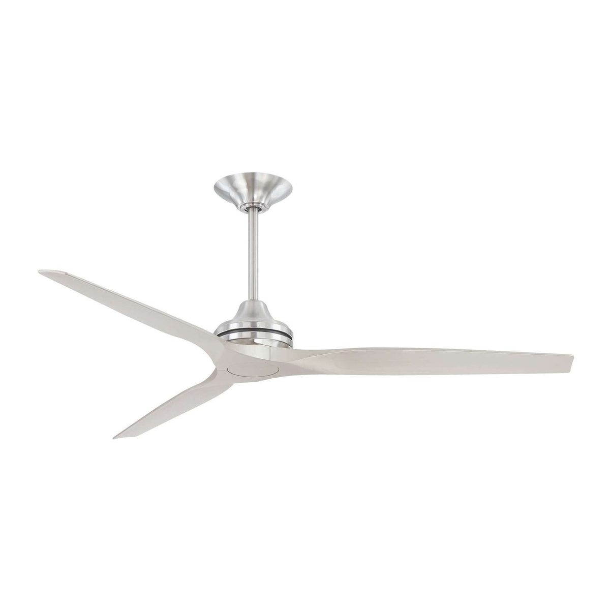 Fanimation Spitfire 64 in DC Ceiling Fan Motor Brushed Nickel - Blades Sold Separately