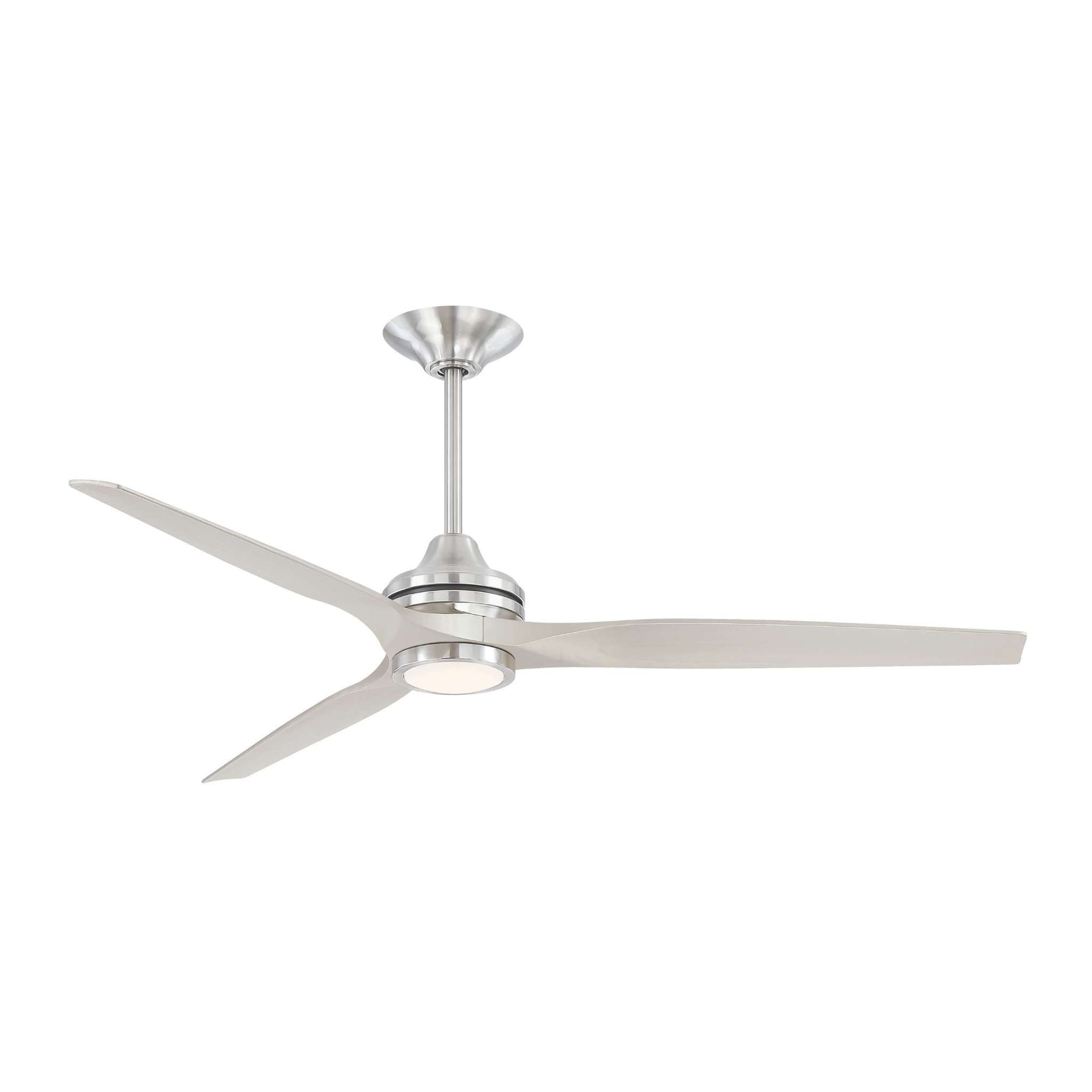 Fanimation Spitfire 64 in DC Ceiling Fan Motor Brushed Nickel - Blades Sold Separately