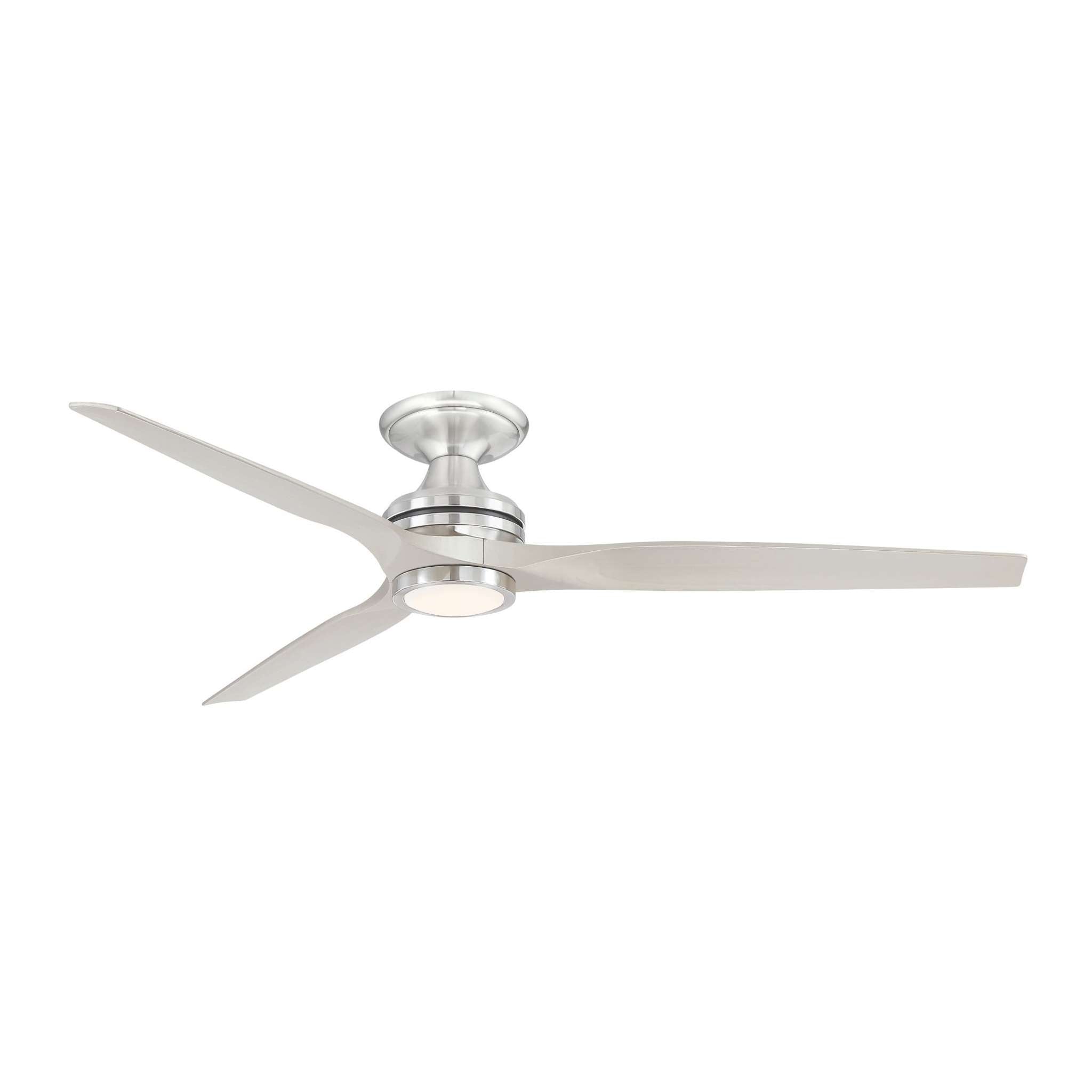 Fanimation Spitfire 64 in DC Ceiling Fan Motor Brushed Nickel - Blades Sold Separately