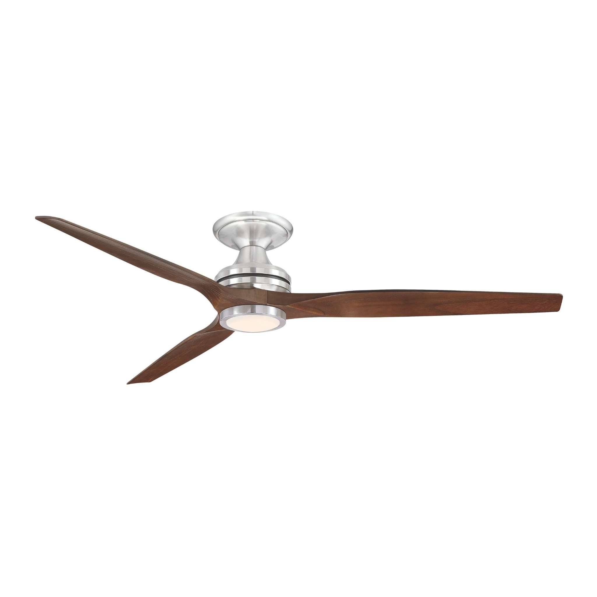 Fanimation Spitfire 64 in DC Ceiling Fan Motor Brushed Nickel - Blades Sold Separately