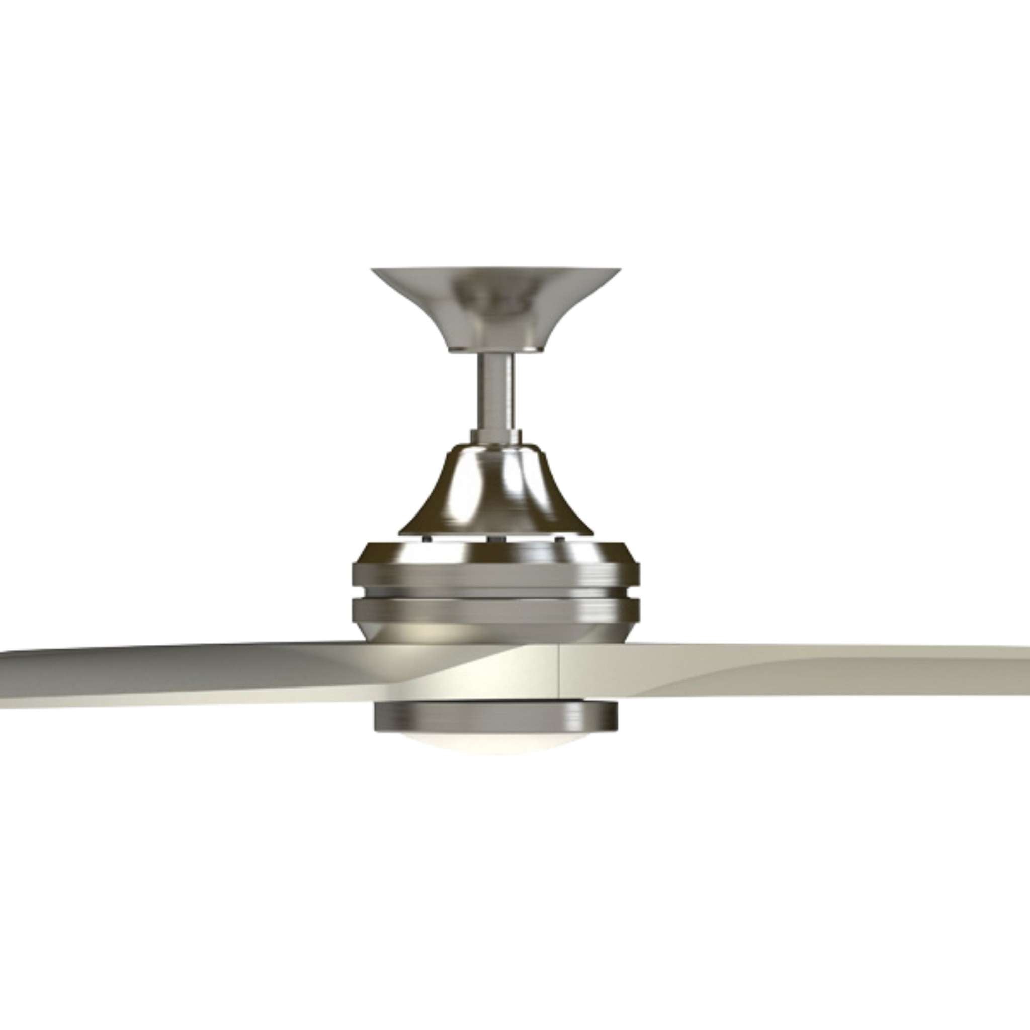 Fanimation Spitfire 64 in DC Ceiling Fan Motor Brushed Nickel - Blades Sold Separately
