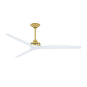 Spitfire DC Brushed Brass 72" Ceiling Fan Motor, Blades Sold Separately