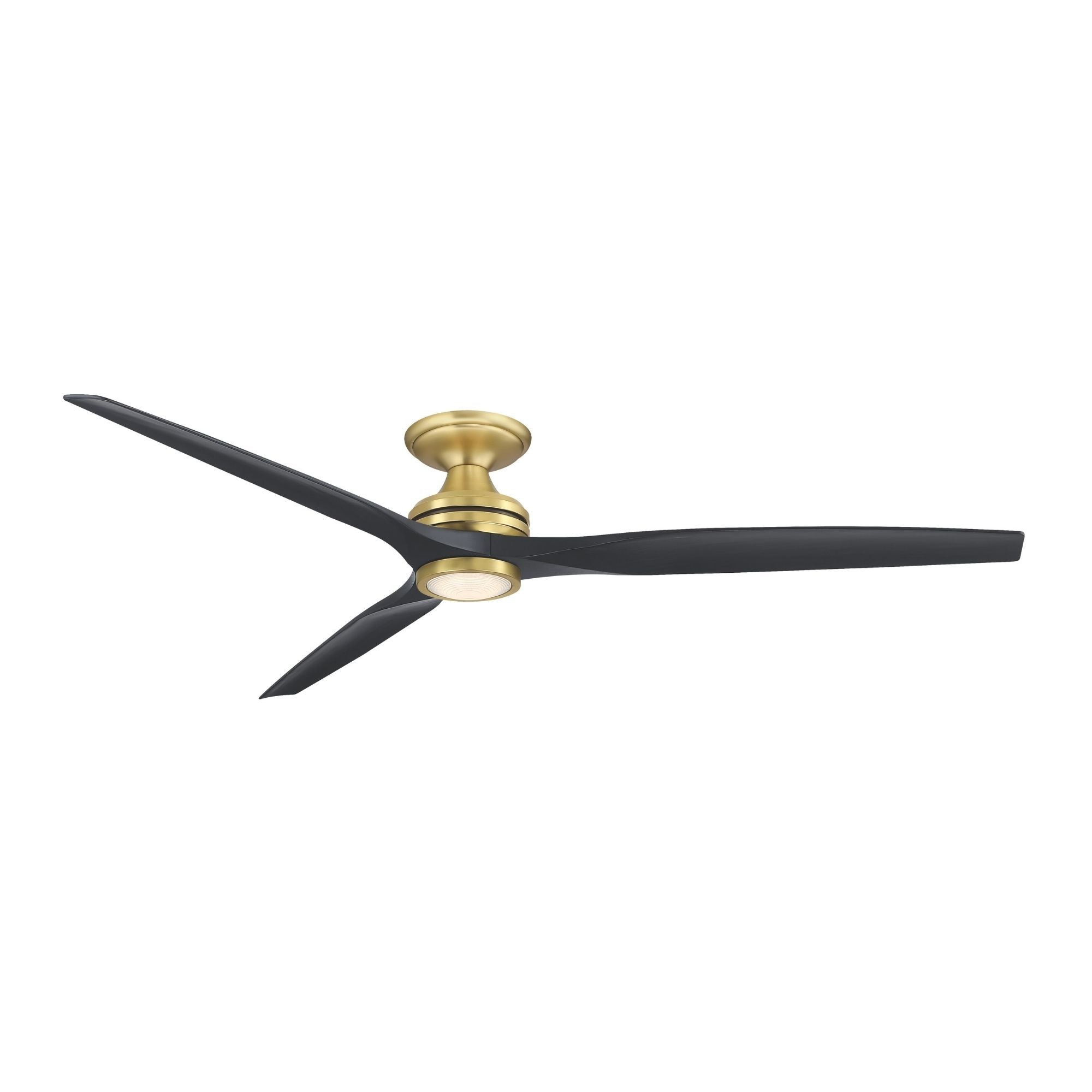 Spitfire DC Brushed Brass 72" Ceiling Fan Motor, Blades Sold Separately