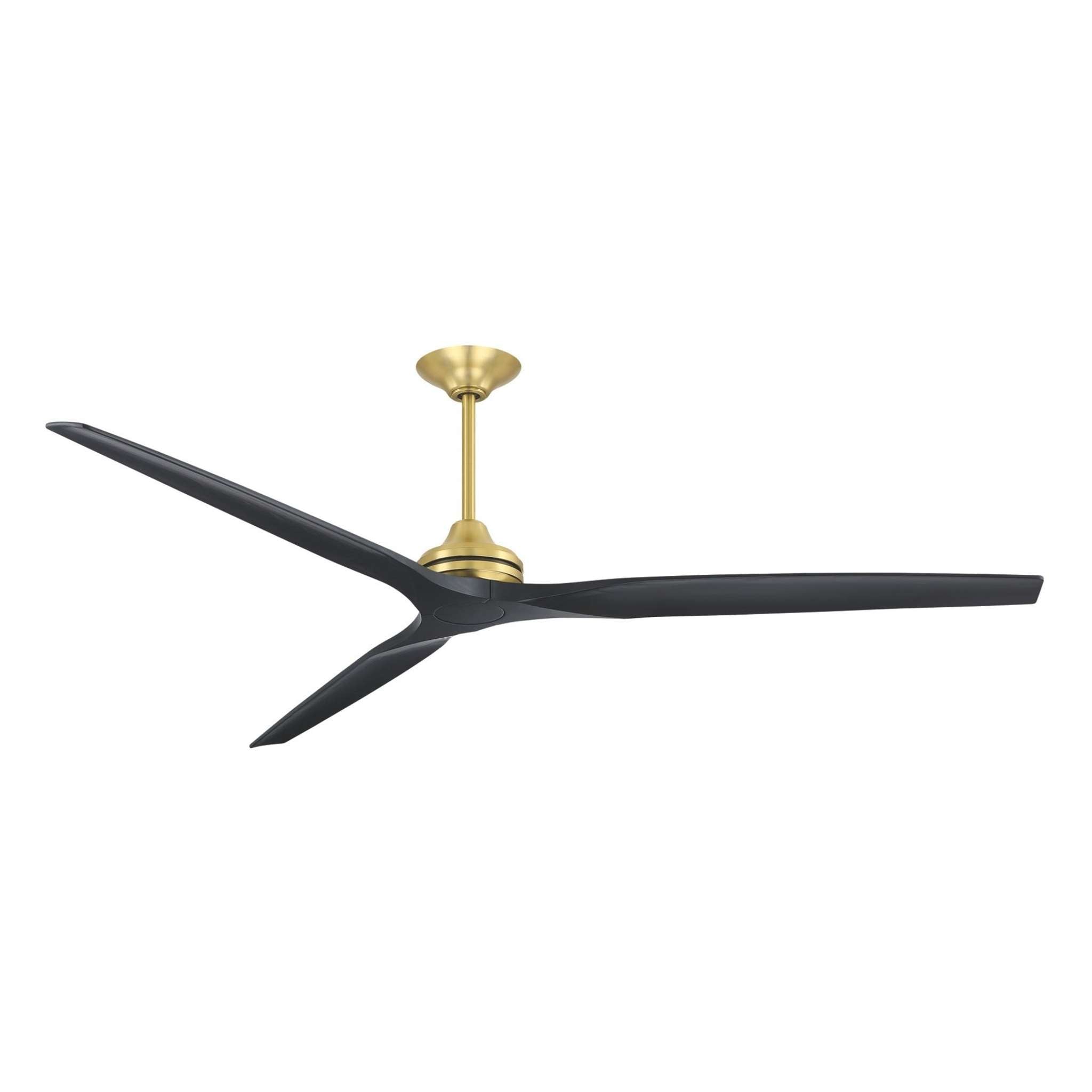 Spitfire DC Brushed Brass 84" Ceiling Fan Motor, Blades Sold Separately