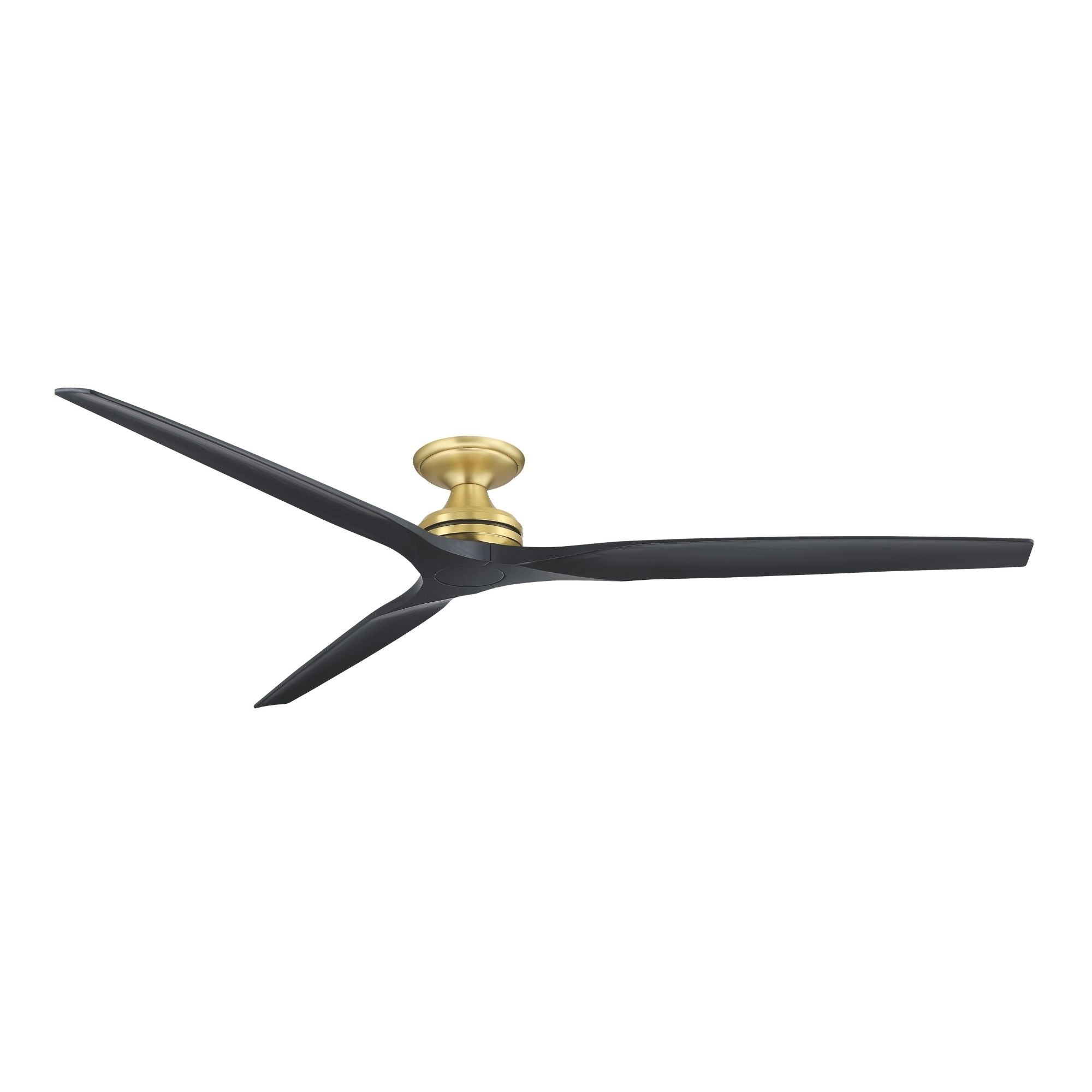 Spitfire DC Brushed Brass 84" Ceiling Fan Motor, Blades Sold Separately