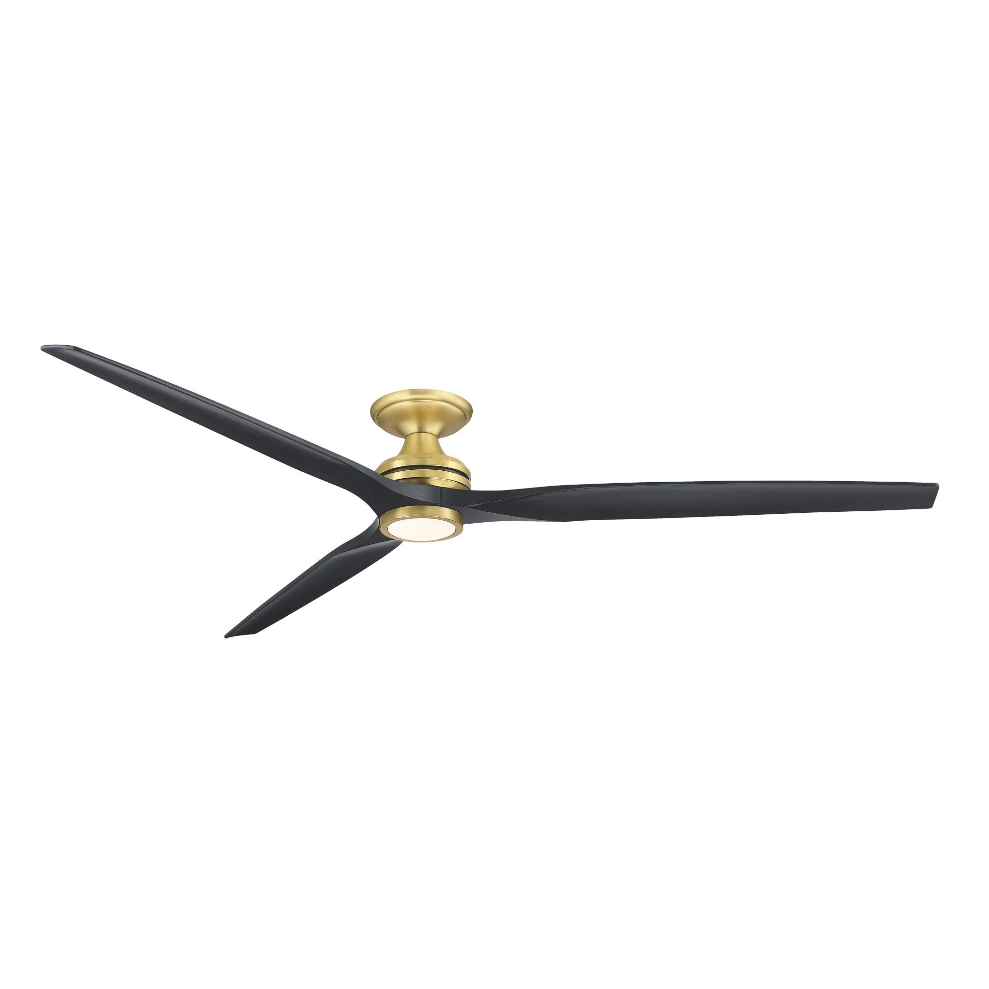 Spitfire DC Brushed Brass 84" Ceiling Fan Motor, Blades Sold Separately