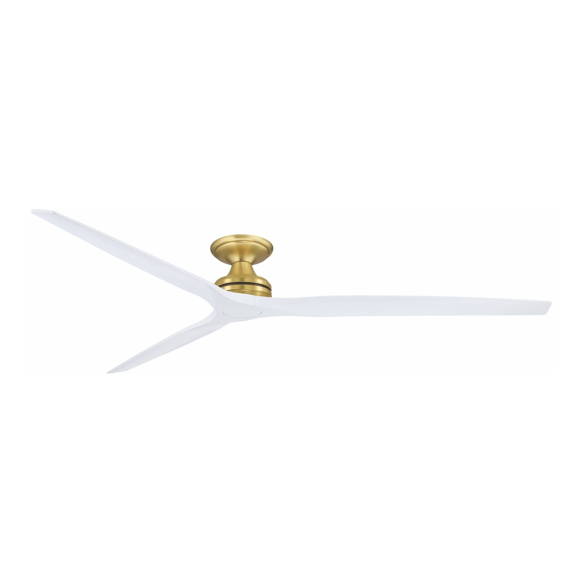 Spitfire DC Brushed Brass 84" Ceiling Fan Motor, Blades Sold Separately