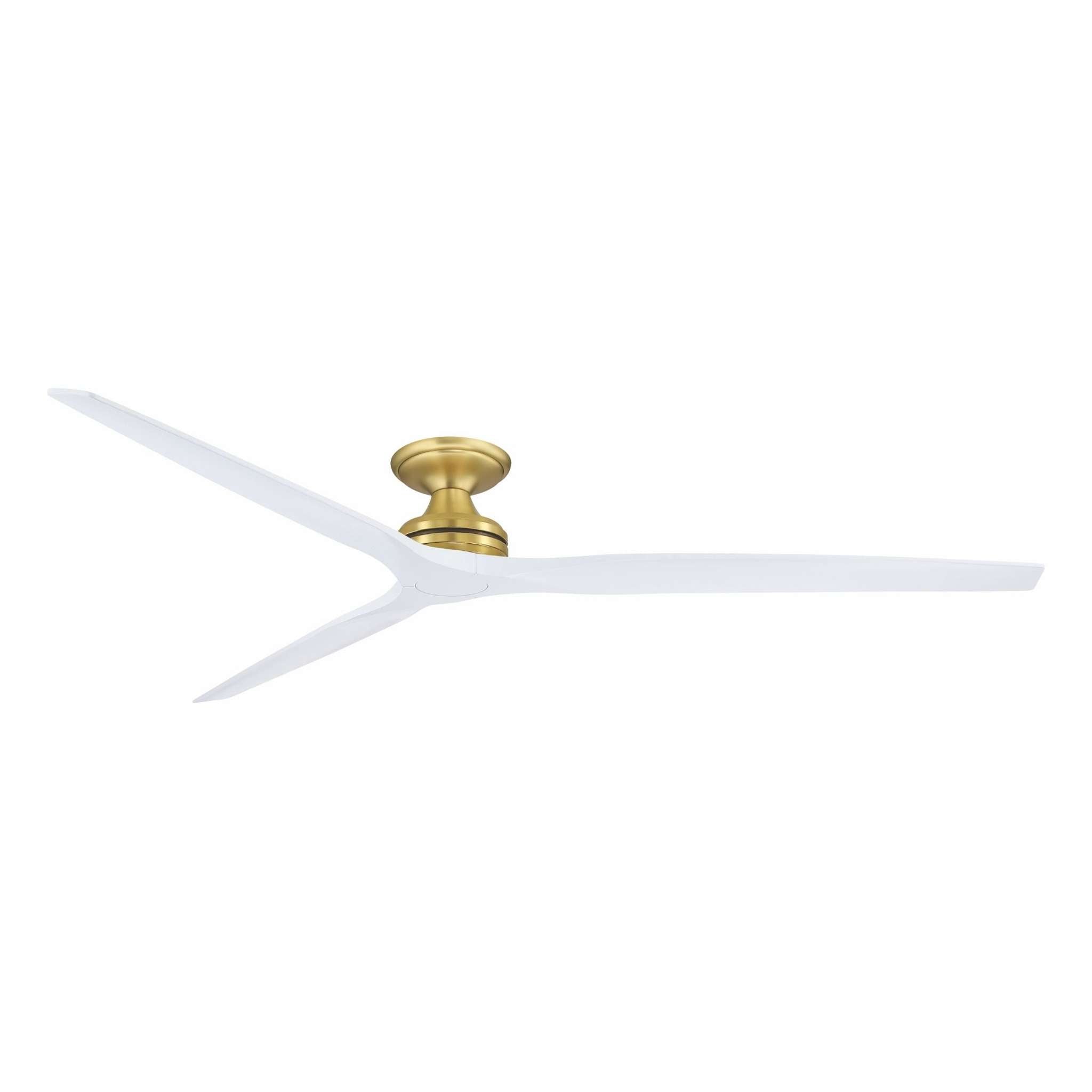 Spitfire DC Brushed Brass 84" Ceiling Fan Motor, Blades Sold Separately