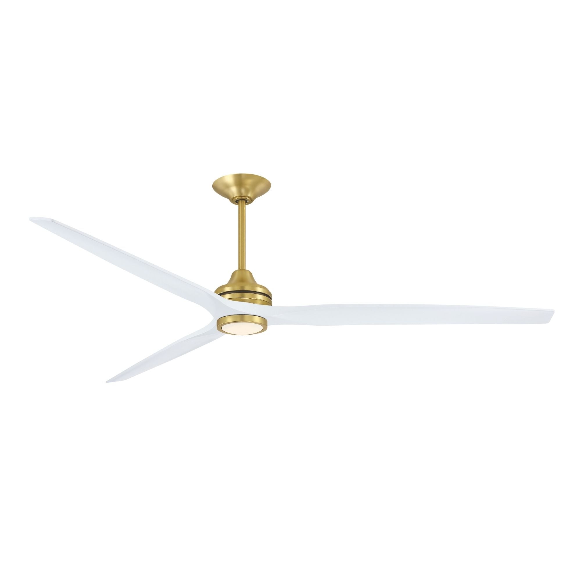 Spitfire DC Brushed Brass 84" Ceiling Fan Motor, Blades Sold Separately