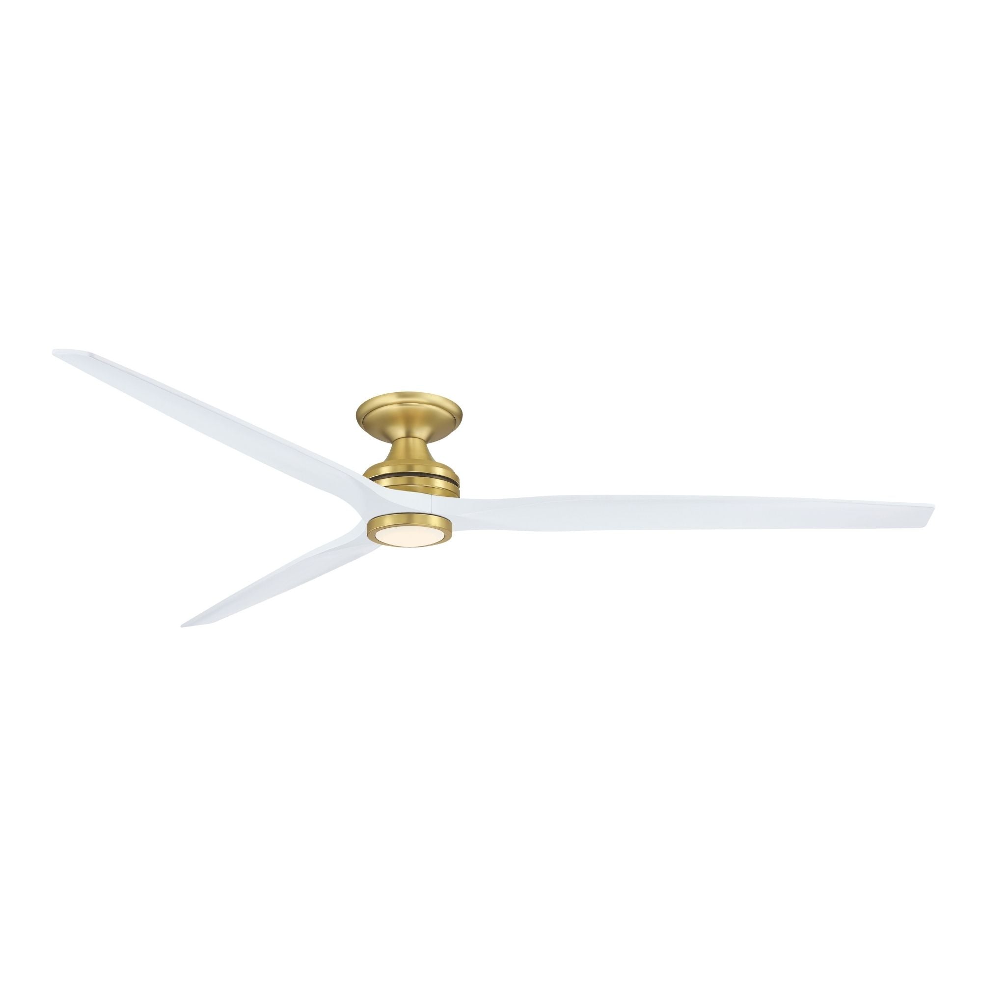 Spitfire DC Brushed Brass 84" Ceiling Fan Motor, Blades Sold Separately