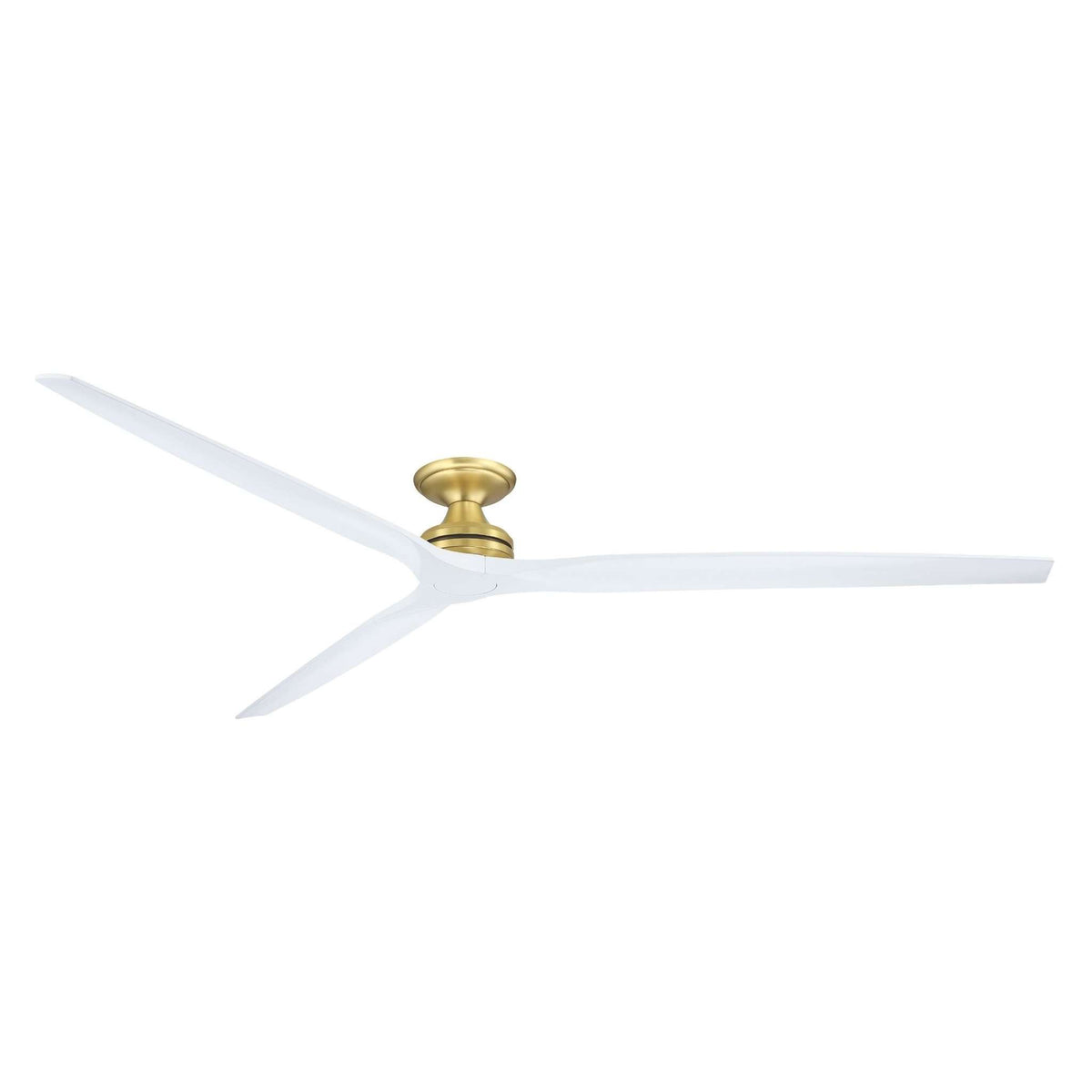 Fanimation Spitfire 96 in DC Ceiling Fan Motor Brushed Satin Brass - Blades Sold Separately