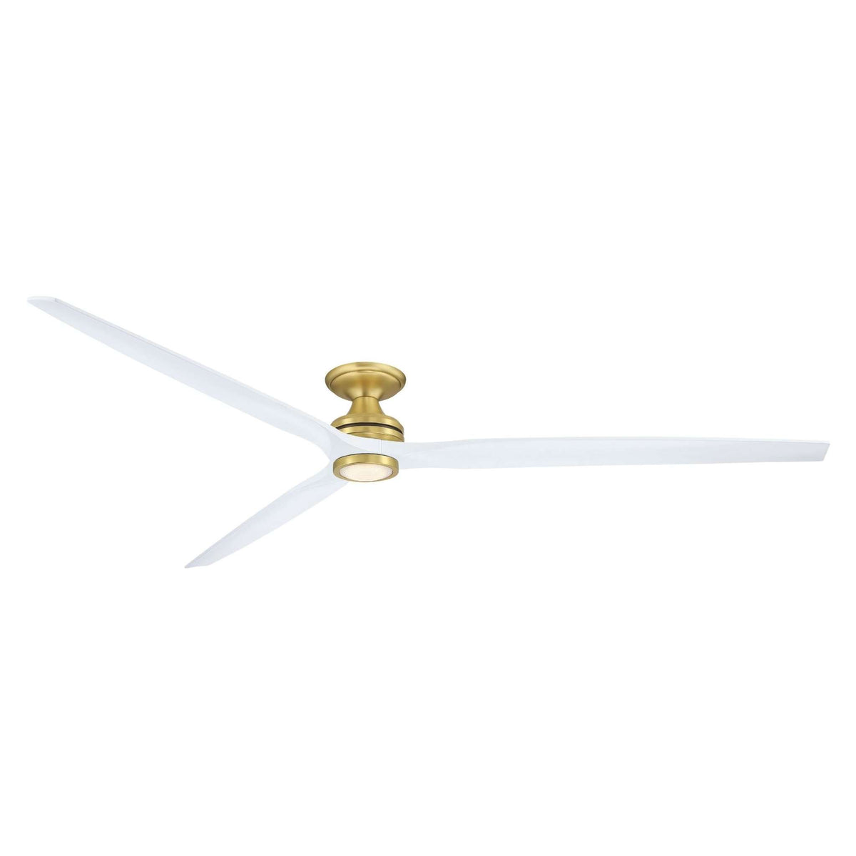 Fanimation Spitfire 96 in DC Ceiling Fan Motor Brushed Satin Brass - Blades Sold Separately