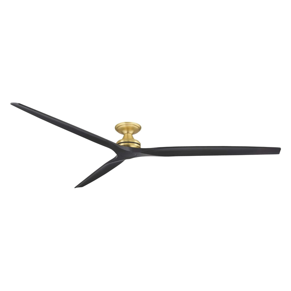 Fanimation Spitfire 96 in DC Ceiling Fan Motor Brushed Satin Brass - Blades Sold Separately