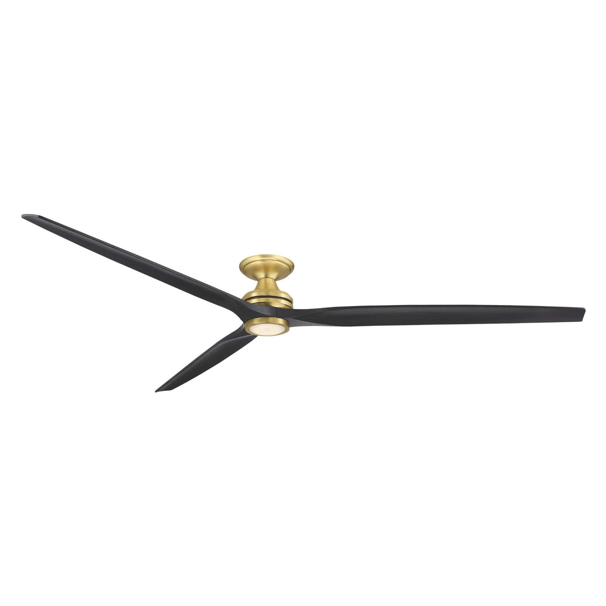 Fanimation Spitfire 96 in DC Ceiling Fan Motor Brushed Satin Brass - Blades Sold Separately