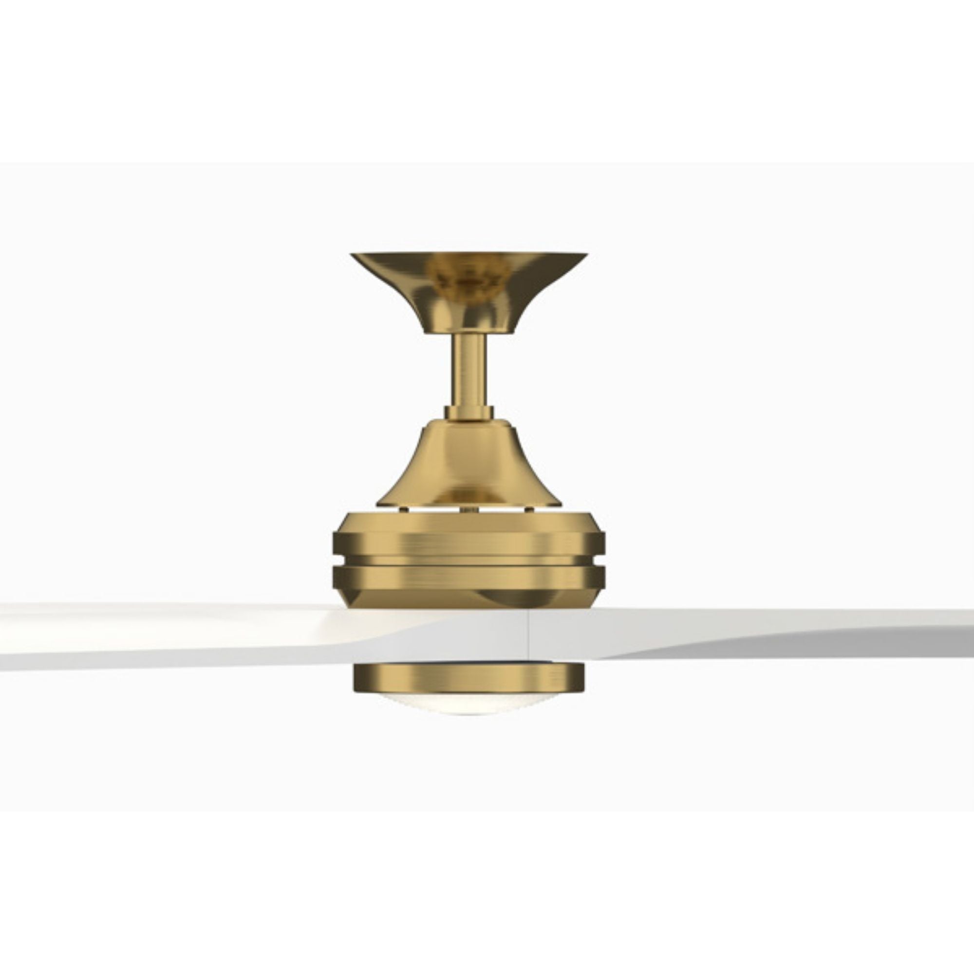 Spitfire DC Brushed Brass 96" Ceiling Fan Motor, Blades Sold Separately