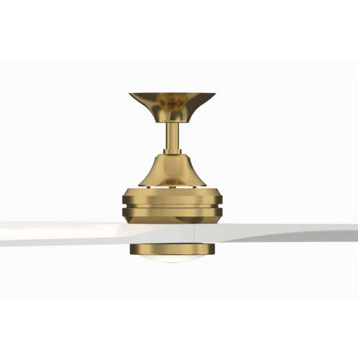 Fanimation Spitfire 96 in DC Ceiling Fan Motor Brushed Satin Brass - Blades Sold Separately