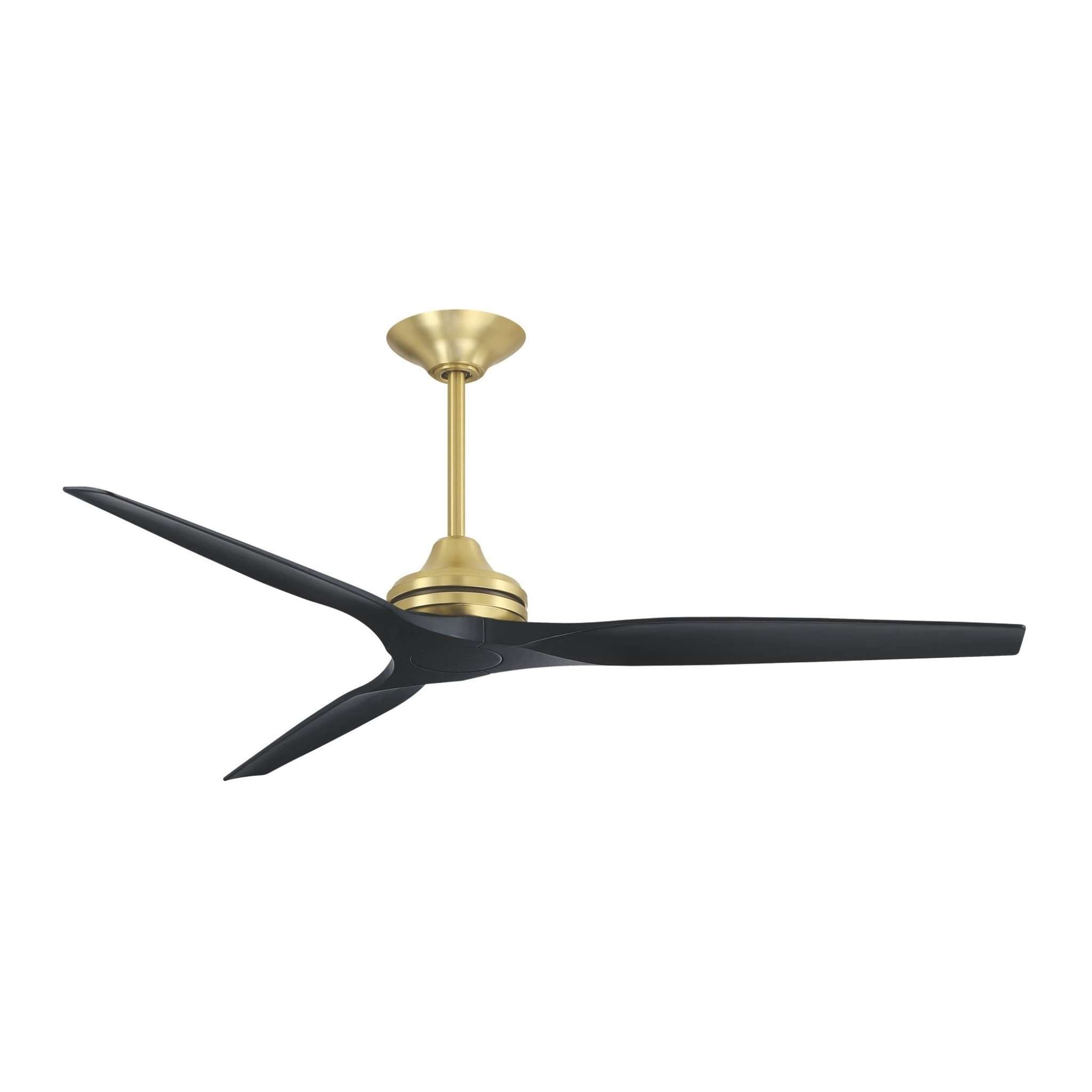 Fanimation Spitfire 64 in DC Ceiling Fan Motor Brushed Satin Brass - Blades Sold Separately