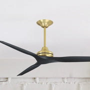 Spitfire DC Brushed Brass 64" Ceiling Fan Motor, Blades Sold Separately