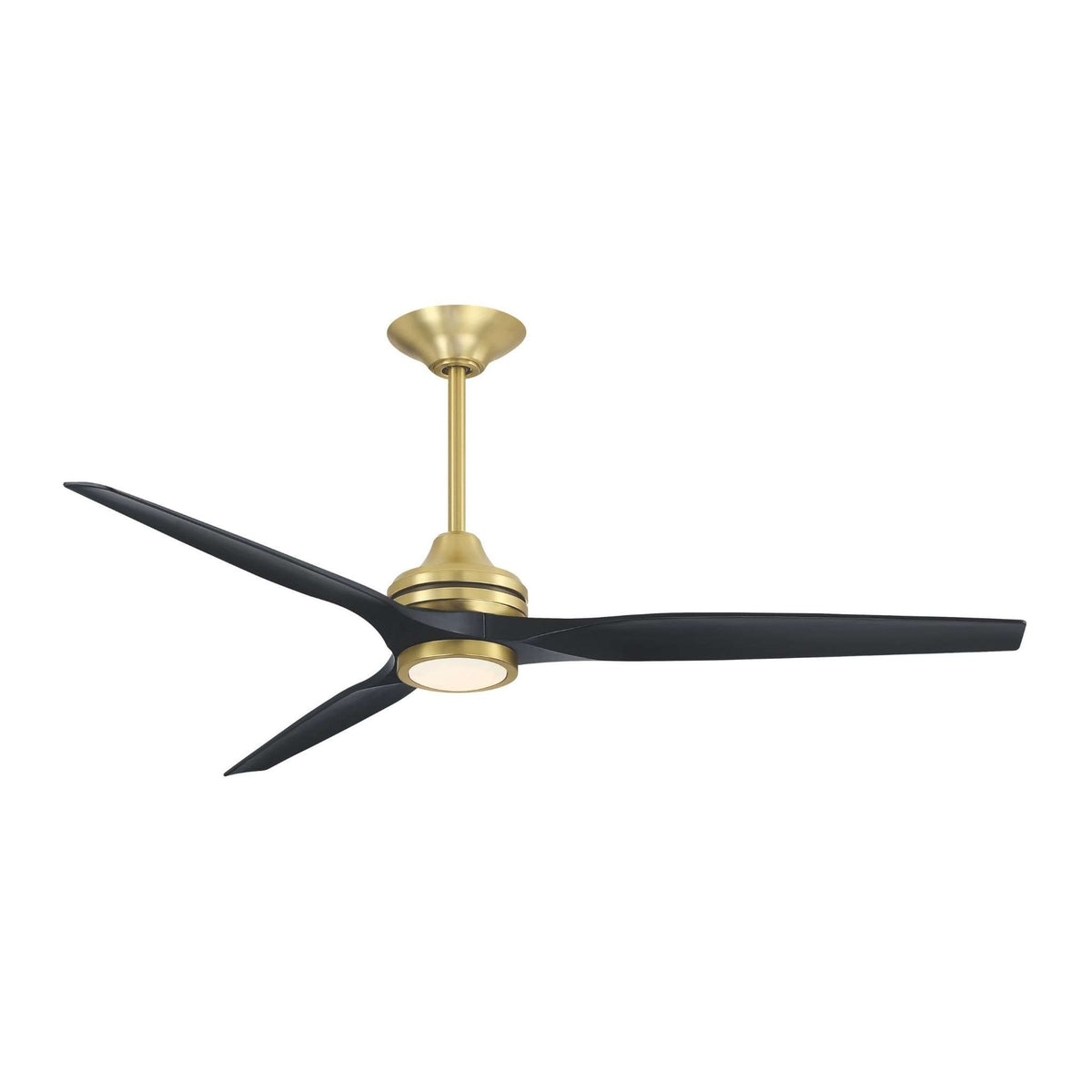 Fanimation Spitfire 64 in DC Ceiling Fan Motor Brushed Satin Brass - Blades Sold Separately
