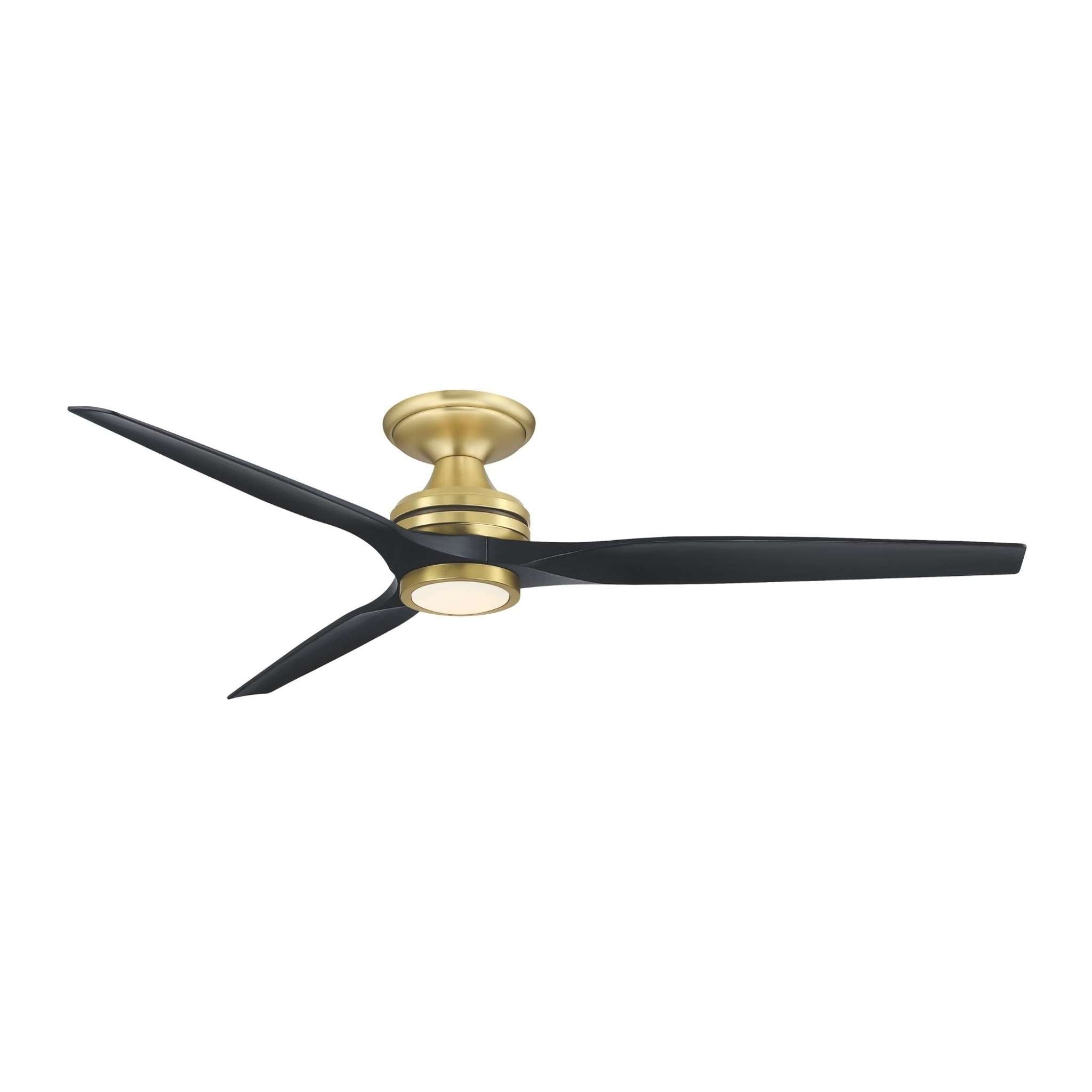Fanimation Spitfire 64 in DC Ceiling Fan Motor Brushed Satin Brass - Blades Sold Separately