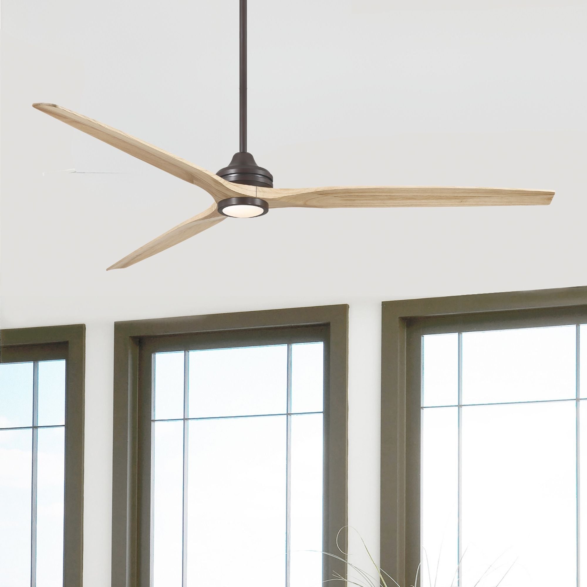 Spitfire DC Dark Bronze 84" Ceiling Fan Motor, Blades Sold Separately