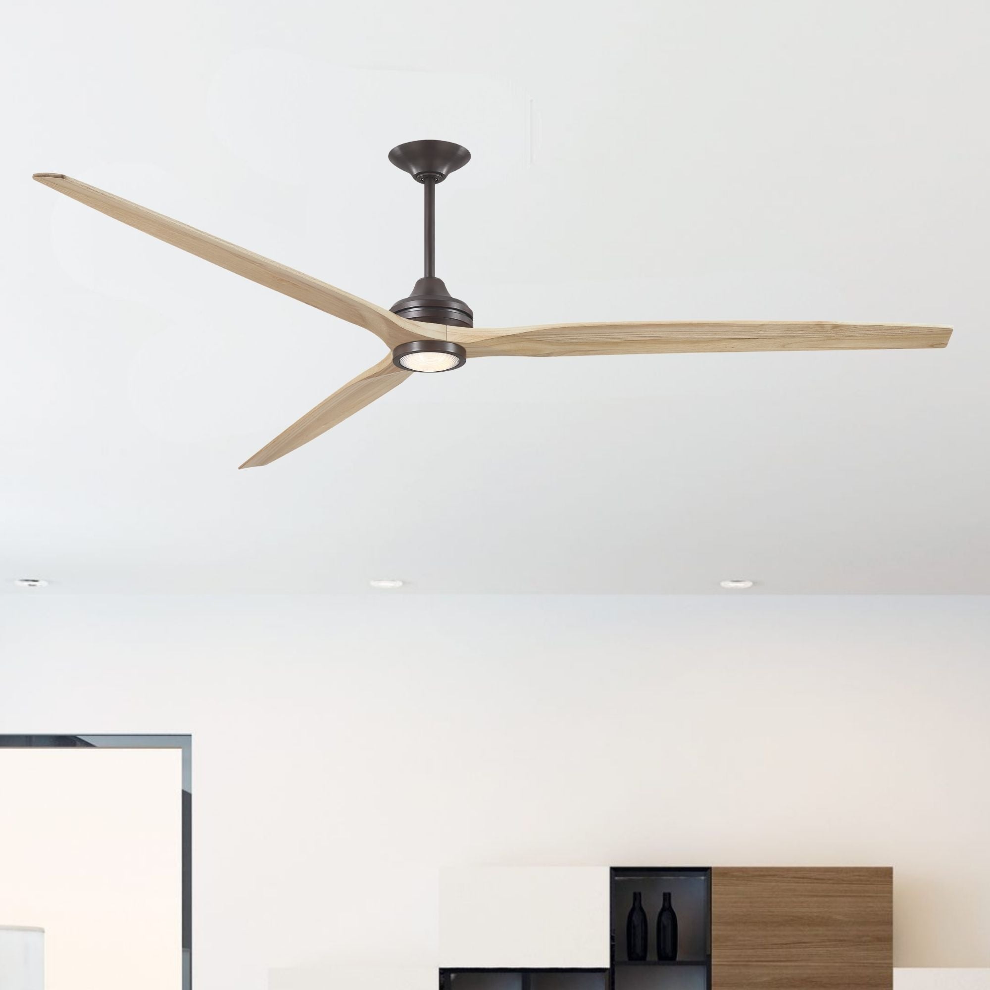 Spitfire DC Dark Bronze 96" Ceiling Fan Motor, Blades Sold Separately