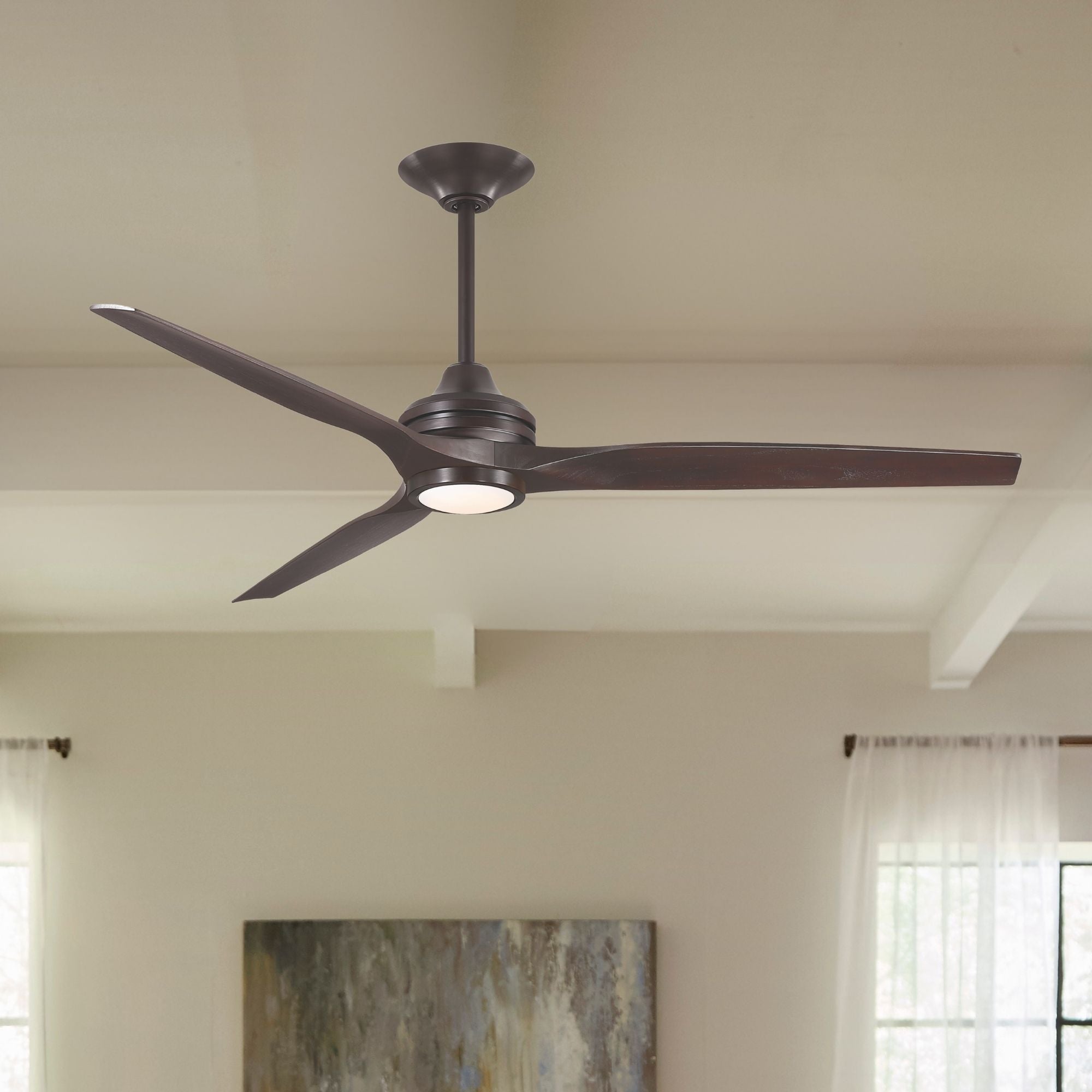 Spitfire DC Dark Bronze 64" Ceiling Fan Motor, Blades Sold Separately