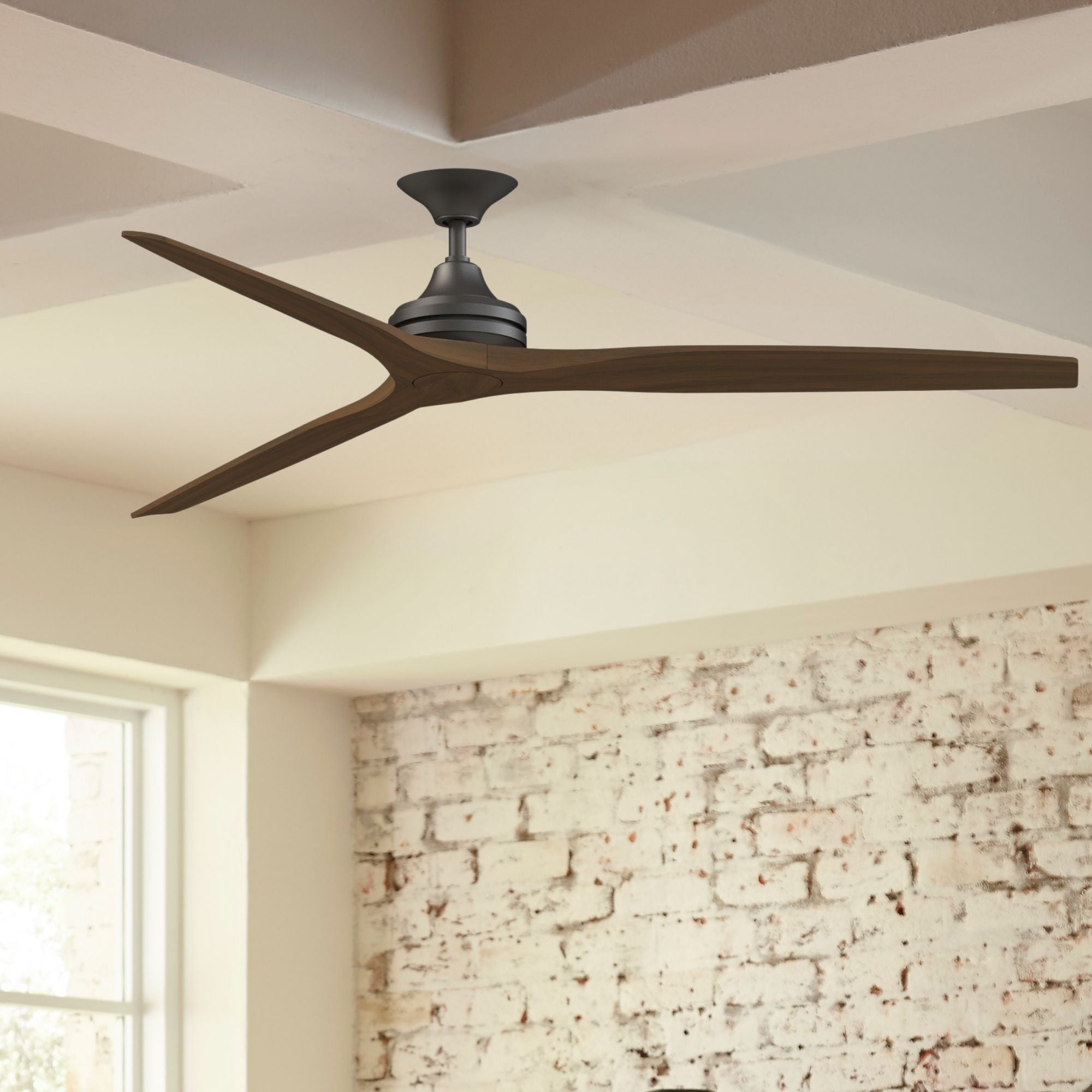 Spitfire DC Matte Greige 72" Ceiling Fan Motor, Blades Sold Separately
