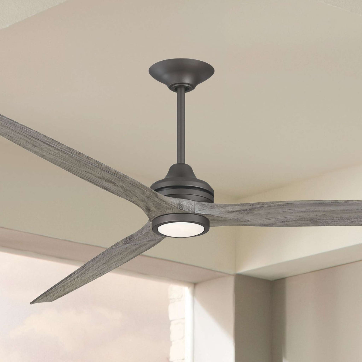 Fanimation Spitfire 84 in DC Ceiling Fan Motor Matte Greige - Blades Sold Separately