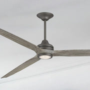 Spitfire DC Matte Greige 96" Ceiling Fan Motor, Blades Sold Separately