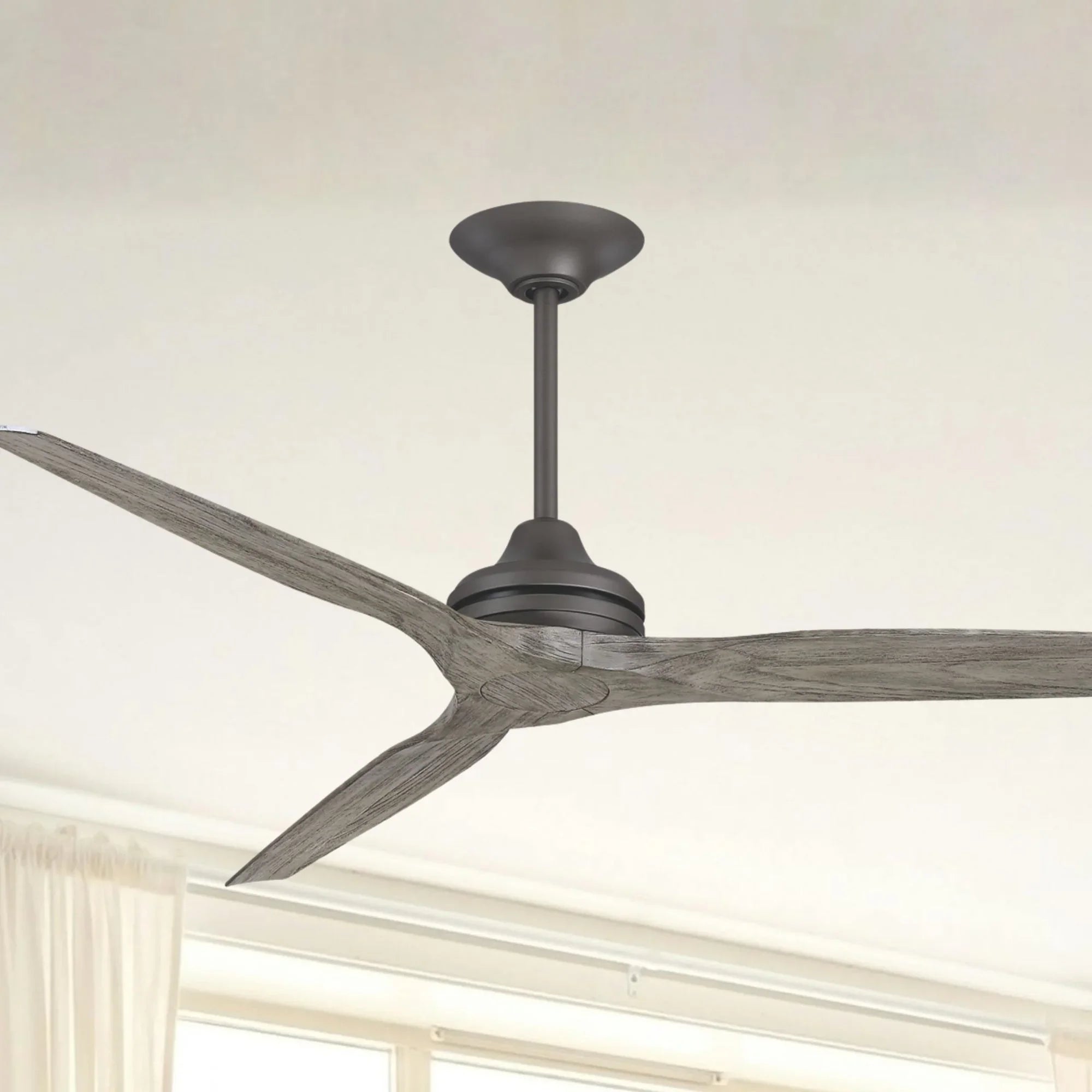 Spitfire DC Matte Greige 64" Ceiling Fan Motor, Blades Sold Separately