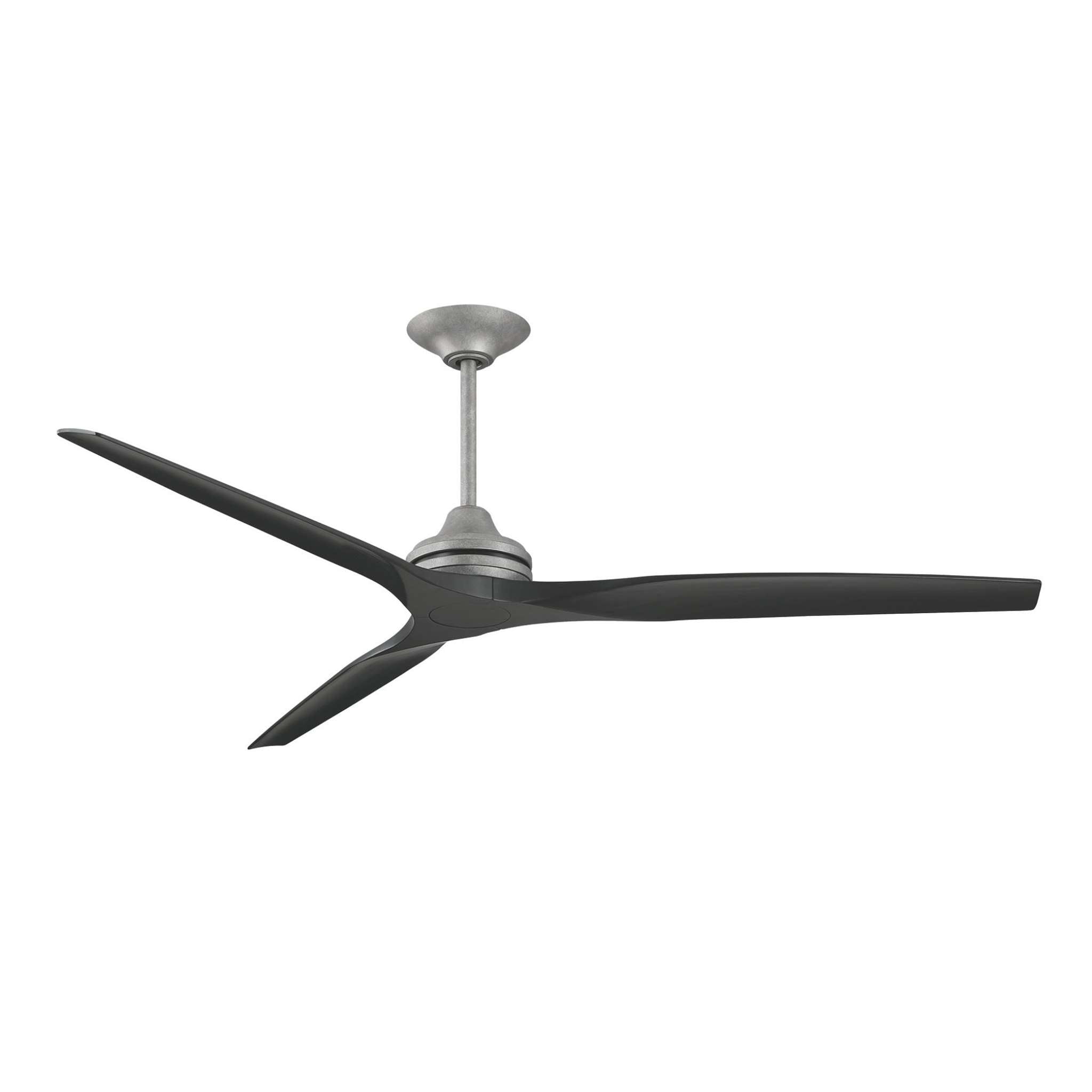 Fanimation Spitfire 72 in DC Ceiling Fan Motor Galvanized - Blades Sold Separately
