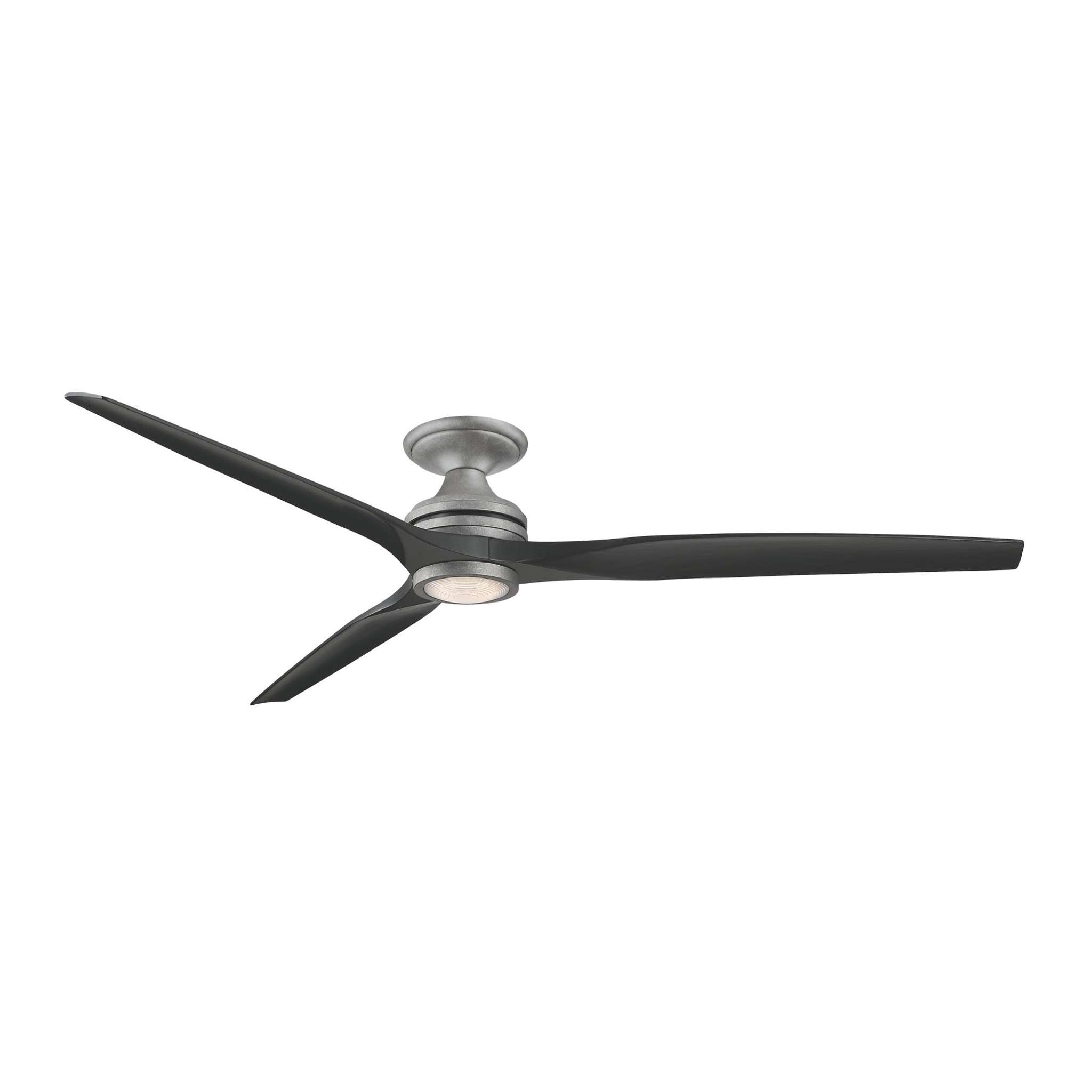 Fanimation Spitfire 72 in DC Ceiling Fan Motor Galvanized - Blades Sold Separately
